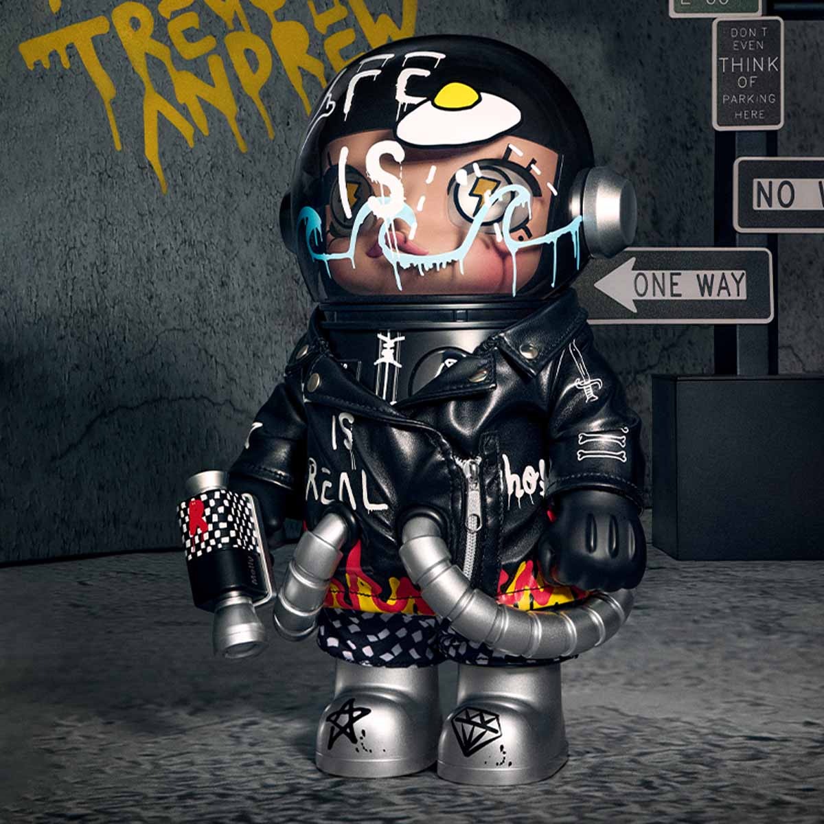 1765 - Molly Trevor Andrew 400% - Mega Space Molly 400% Trevor Andrew POPMART 6931571097950 [CHÍNH HÃNG]