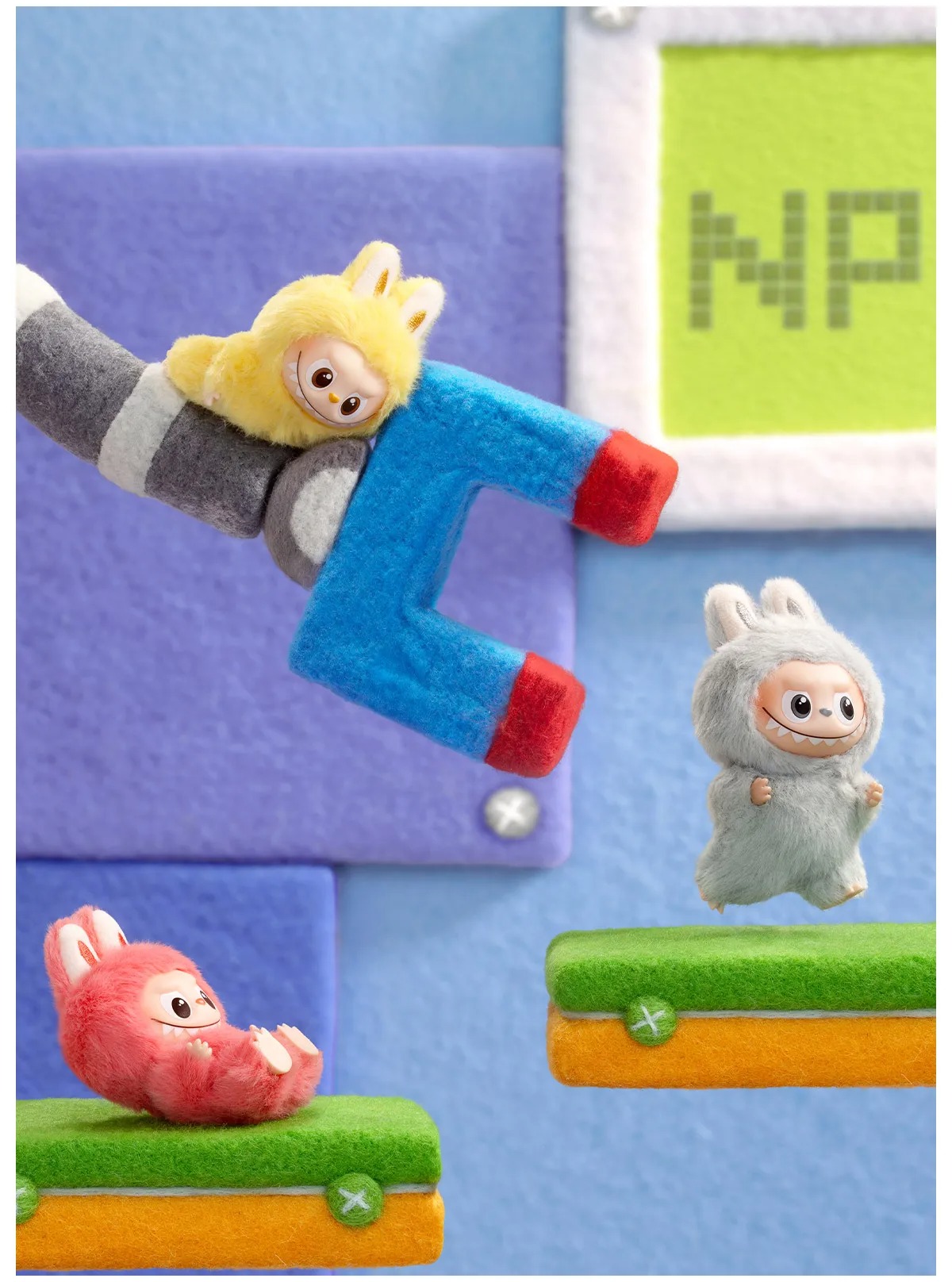 1787 - Labubu Pin For Love N-Z POPMART The Monster Labubu Mini Set 14 Box [HÀNG CHÍNH HÃNG]