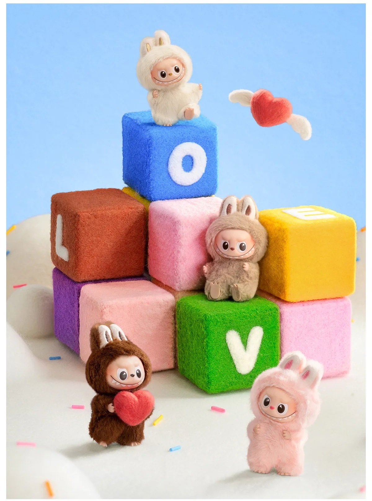1786 - Labubu Pin For Love A-M POPMART The Monster Labubu Mini Set 14 Box [HÀNG CHÍNH HÃNG]