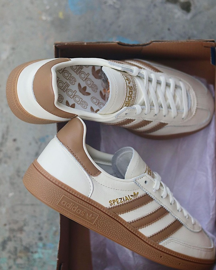 1573 -  Giày Adidas Handball Spezial Off White Gum IF4265 [CHÍNH HÃNG]