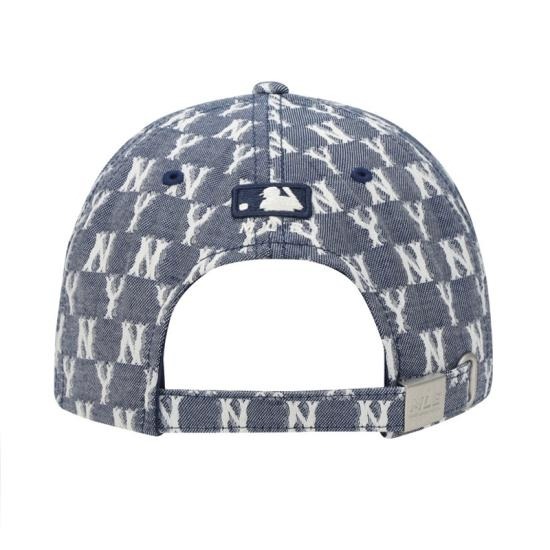 998 -  Nón MLB Monogram NY Denim FW Unisex Street Style - Code 32CPFE011-50N [HÀNG CHÍNH HÃNG]