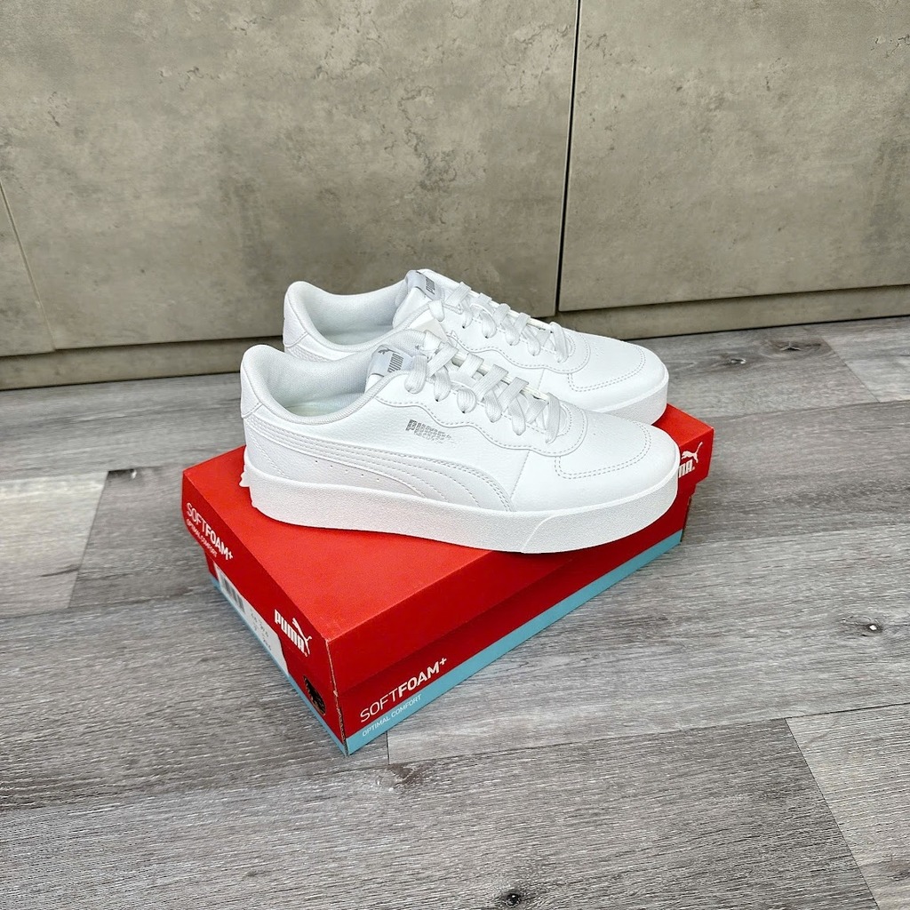 1555 - Giày Puma Skye Clean All White - Trắng  - 380147 02 [CHÍNH HÃNG]