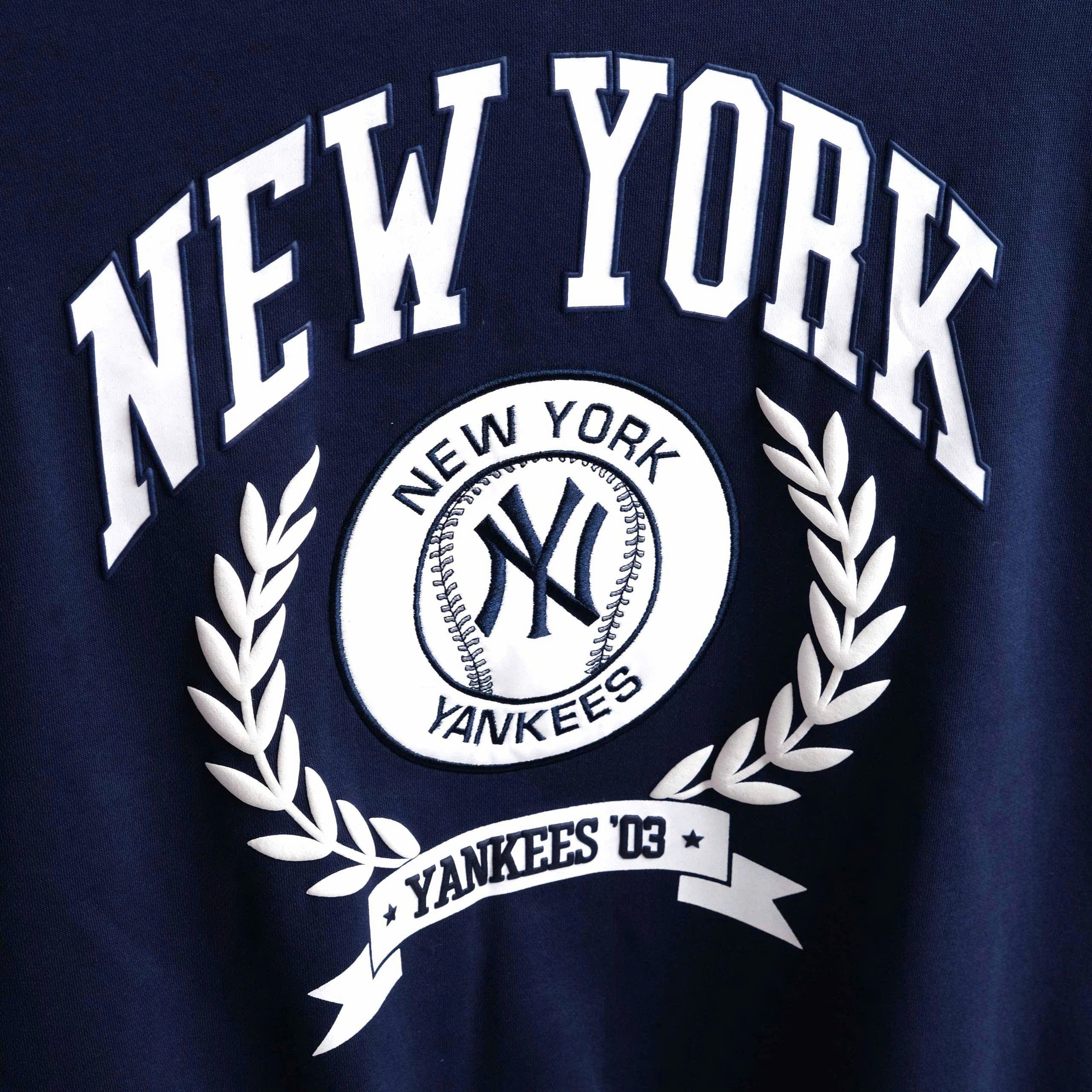 2016 - Áo Hoodie New Era NY New York Yankess Laurel Xanh Navy [HÀNG CHÍNH HÃNG]