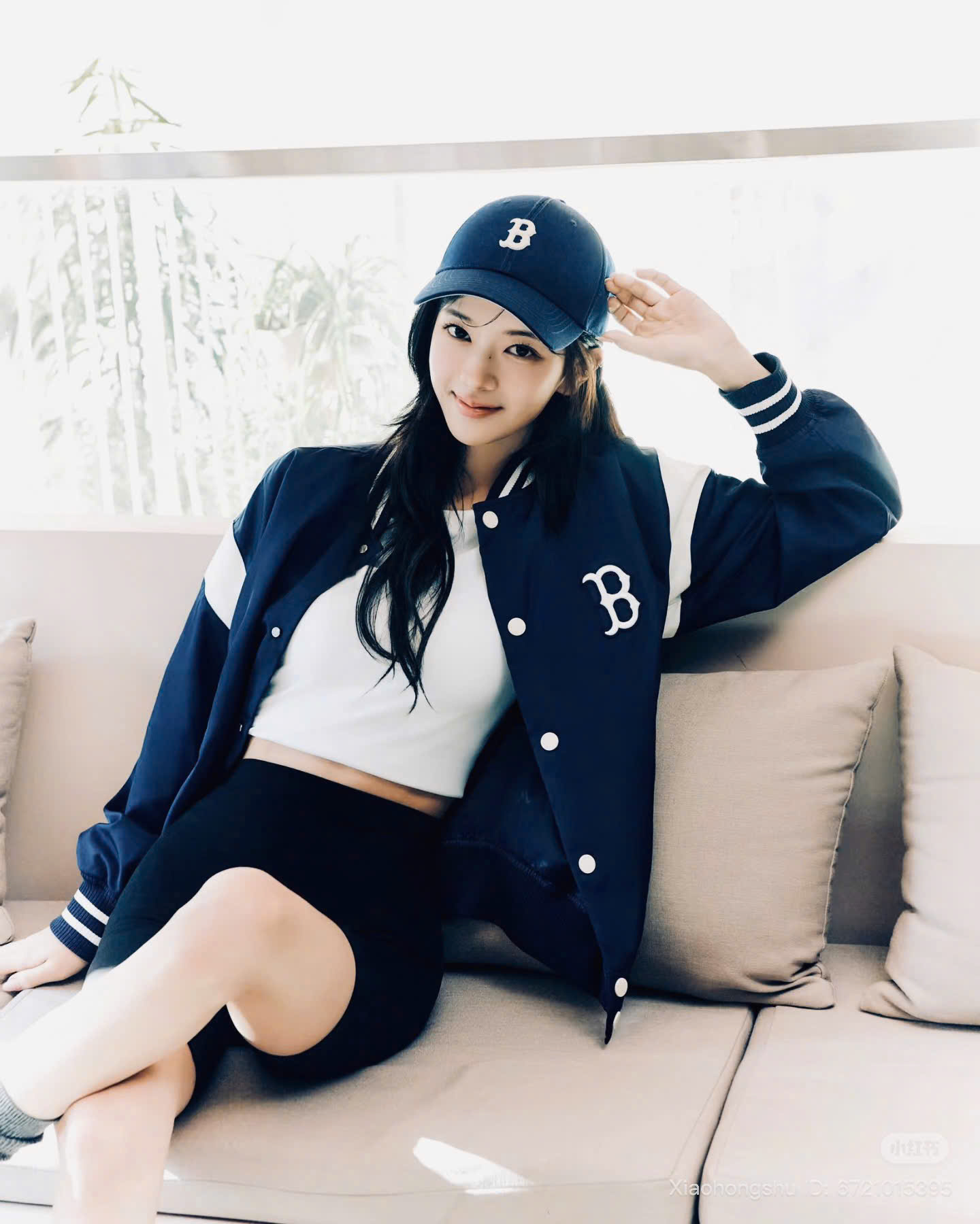 1986 - Áo Bomber New Era Boston Rex Sox Xanh Navy Sọc Trắng [HÀNG CHÍNH HÃNG]