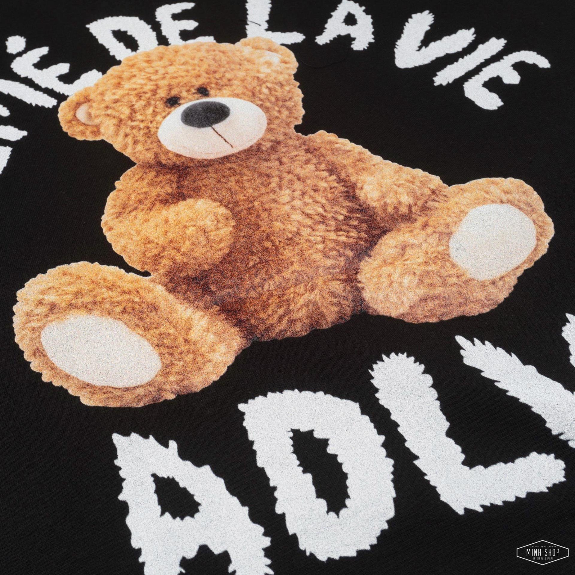 979 -  Áo ADLV Gold Chain Teddy Bear - Đen Black - Code ADLV-23SS-SSAGCB-BLK [HÀNG CHÍNH HÃNG]
