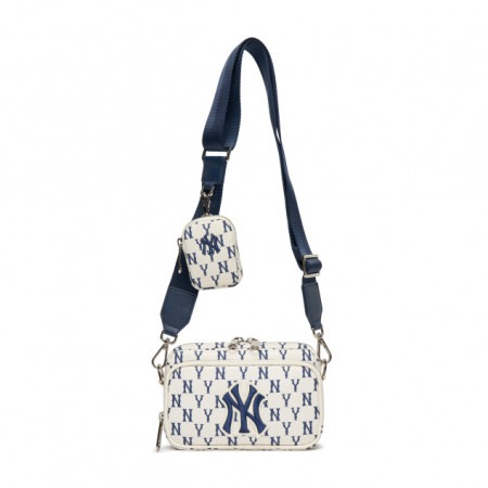 612 -  Túi MLB Monogram Mini Crossbody Bag 3ACRS012N-50CRS [HÀNG CHÍNH HÃNG]