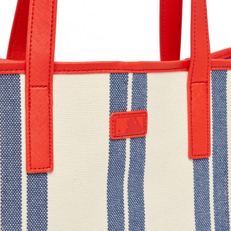708 -  Túi MLB Tote Ethnic Stripe Bag Boston Red Sox - Navy - Code 3AORL0323 43NYL [HÀNG CHÍNH HÃNG]