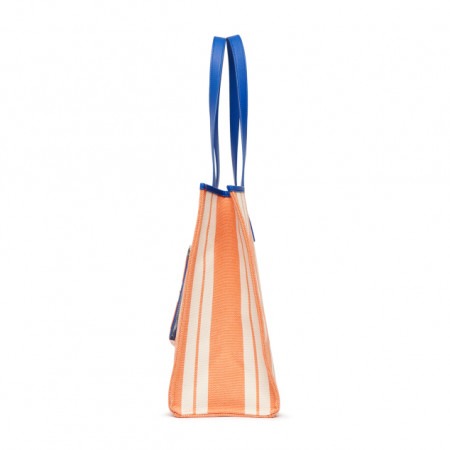709 -  Túi MLB Tote Ethnic Stripe Bag New York Yankees - Orange - Code 3AORL0323 50ORL [HÀNG CHÍNH HÃNG]