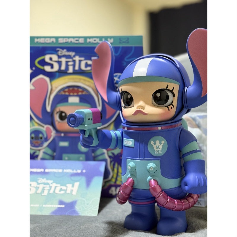 1496 - Molly Stitch 400% - POPMART MEGA SPACE MOLLY 400% STITCH [CHÍNH HÃNG]