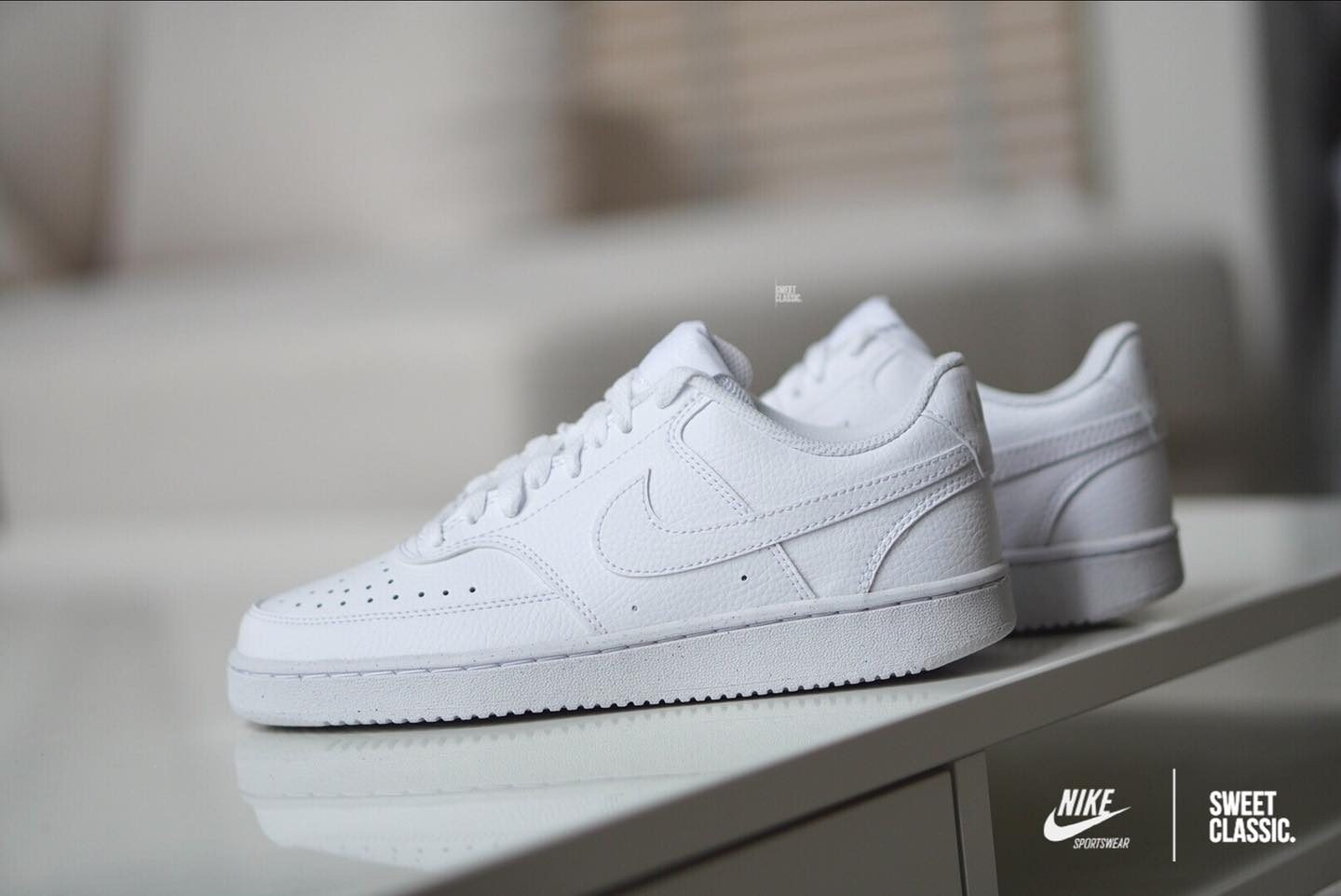 117 -  Giày Nike Court Vision All White - Code DH2987-100 / DH3158-100 [HÀNG CHÍNH HÃNG]