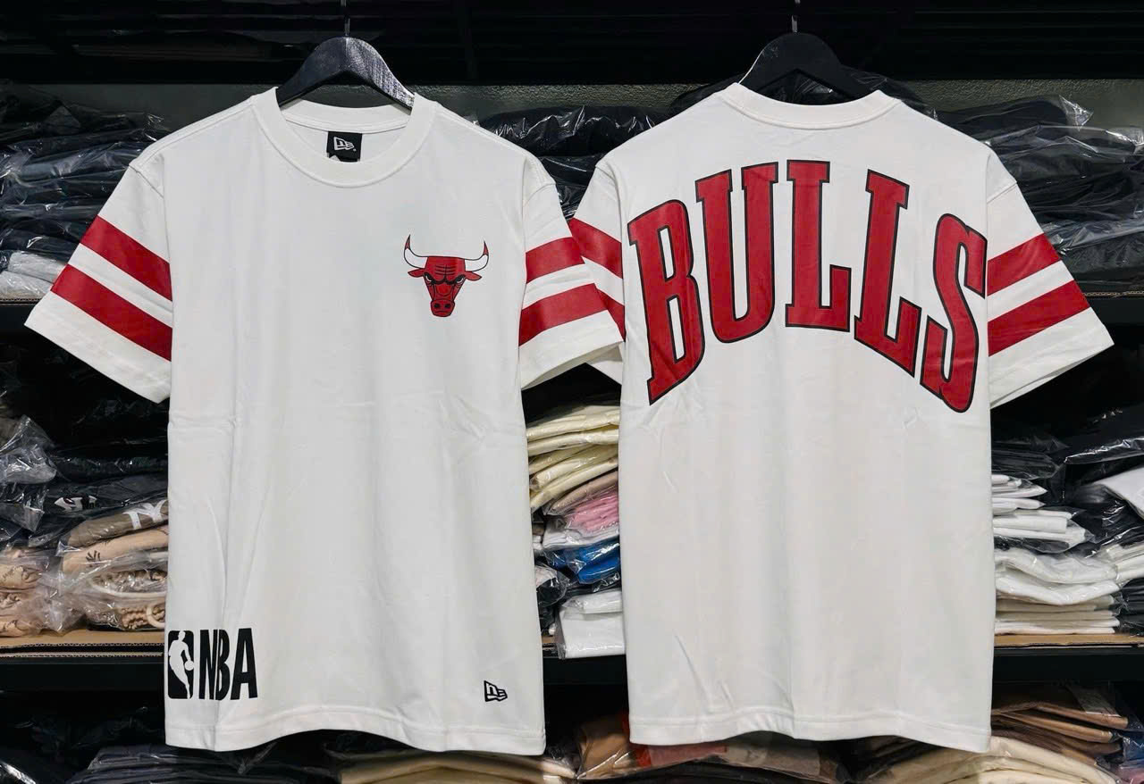 2717 - Áo New Era New MLB Bull Trắng [HÀNG CHÍNH HÃNG]
