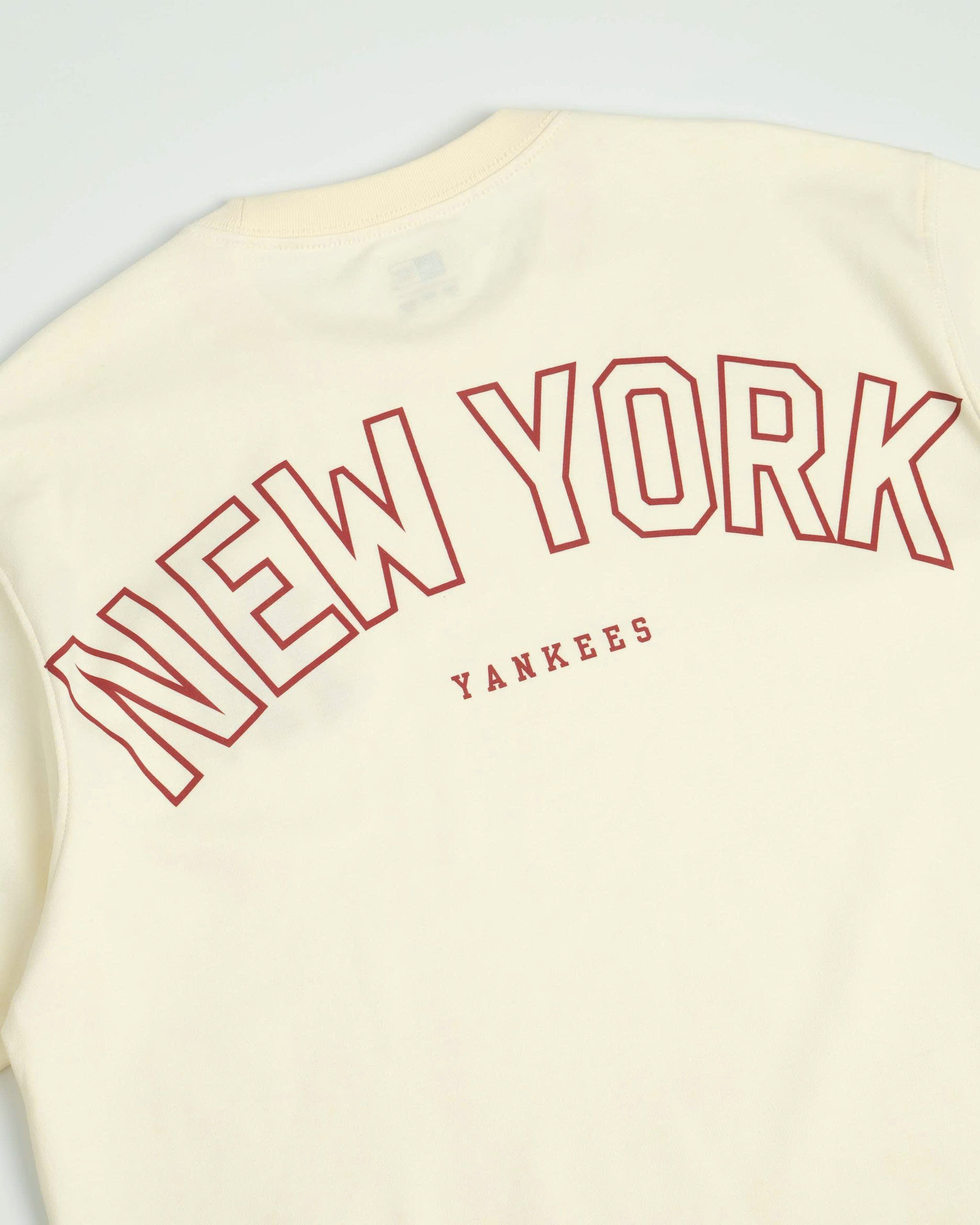 2576 - Áo New Era NY Xù Đỏ Trắng Kem [HÀNG CHÍNH HÃNG]