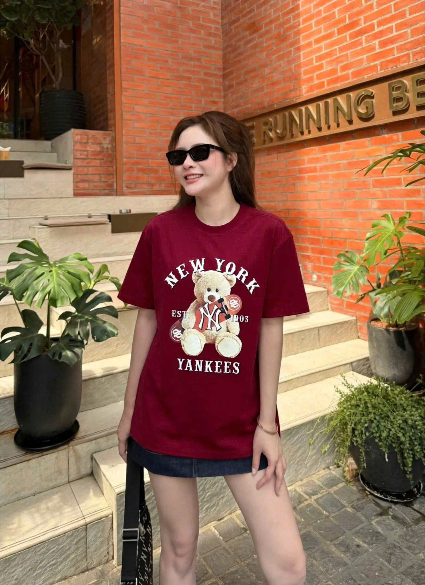 2714 - Áo New Era New York Yankee NY Gấu Đỏ [HÀNG CHÍNH HÃNG]