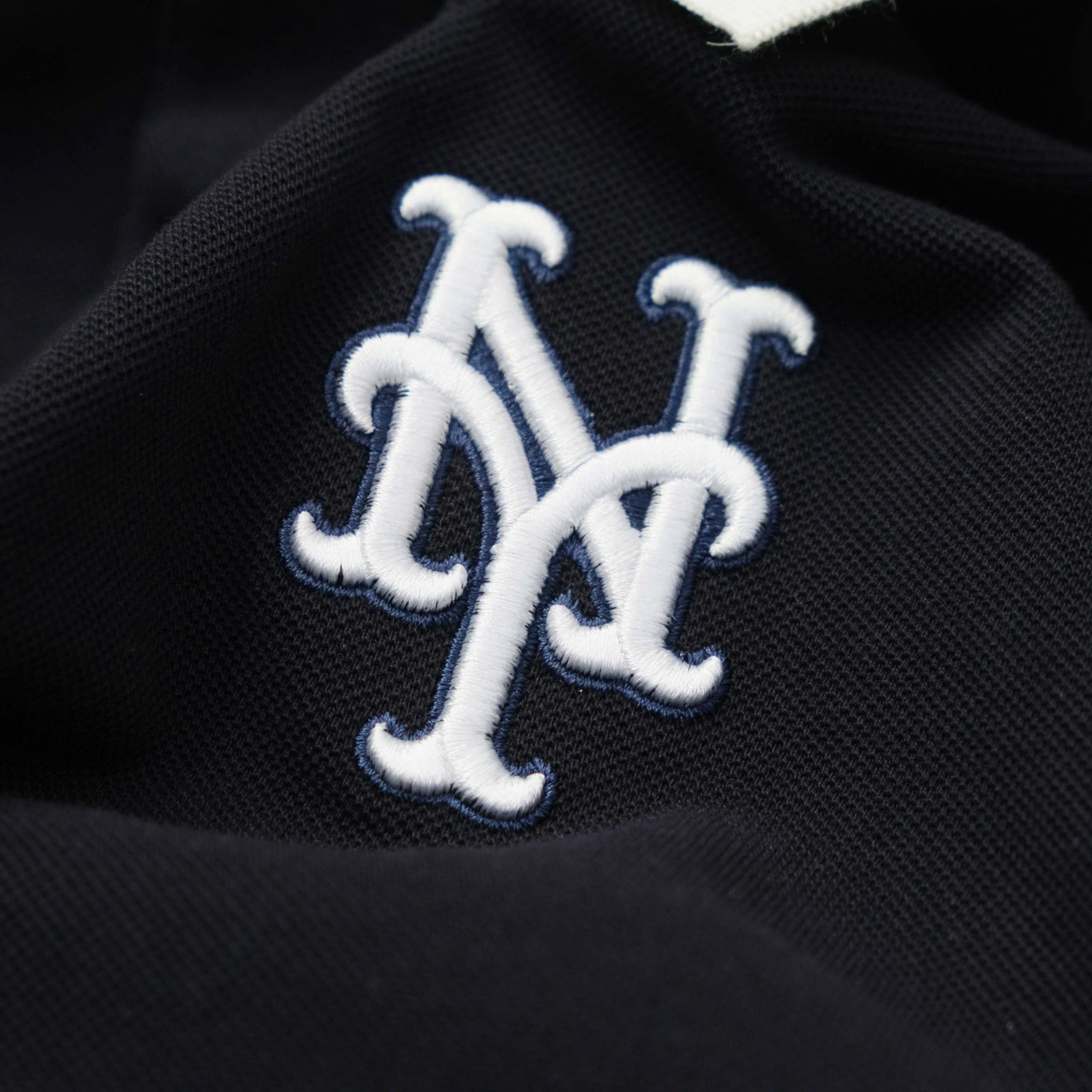 2150 - Áo Polo New Era NY 59FIFTY MLB Doughnut Xanh Navy Tay Viền [HÀNG CHÍNH HÃNG]