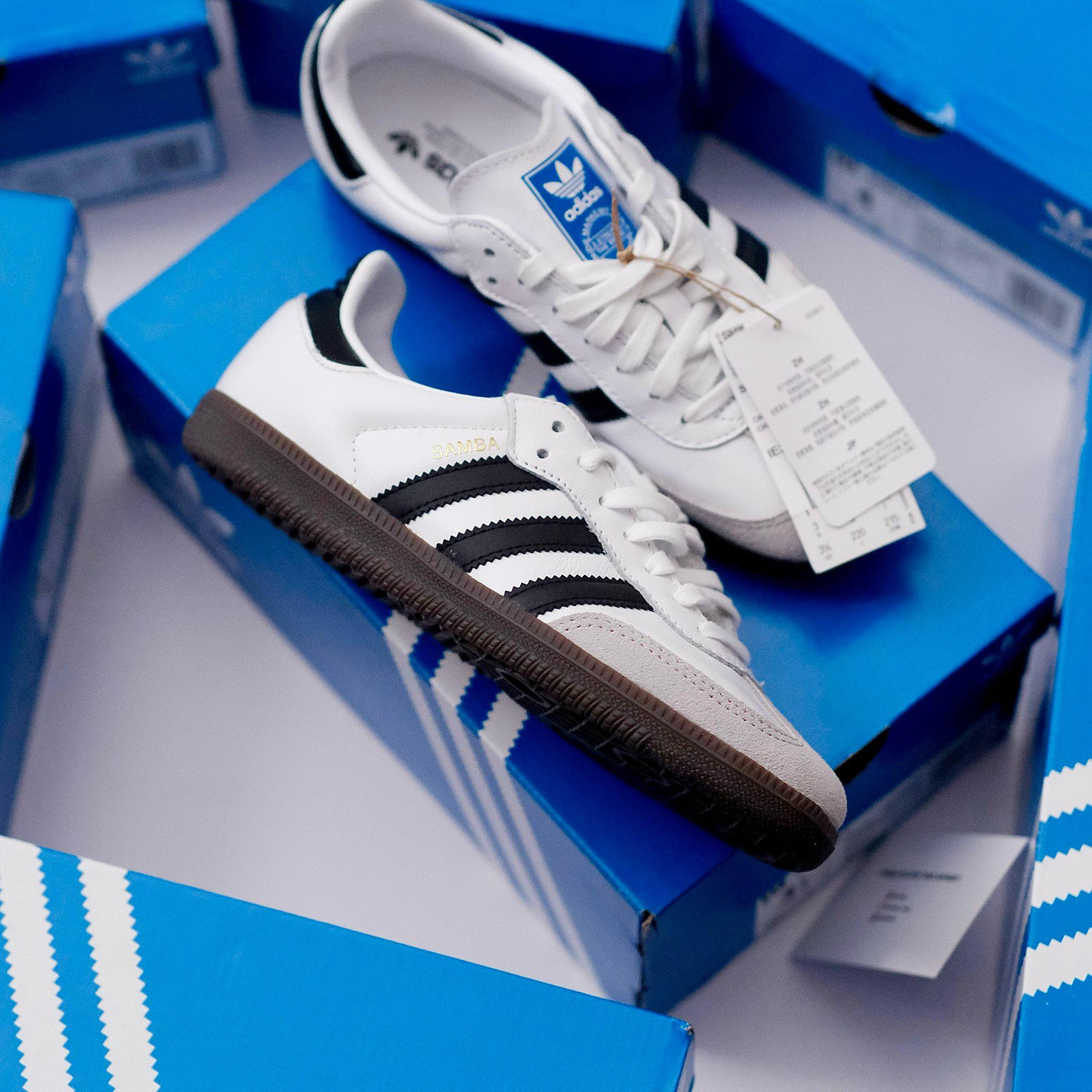 550 -  Giày Adidas Samba OG White Black Gum B75806 [HÀNG CHÍNH HÃNG]