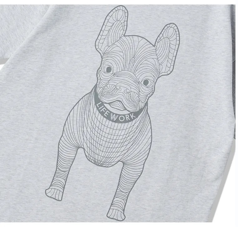 1742 -  Áo Life Work Silket Racket Light Grey Short LW255TS982-GR [HÀNG CHÍNH HÃNG]