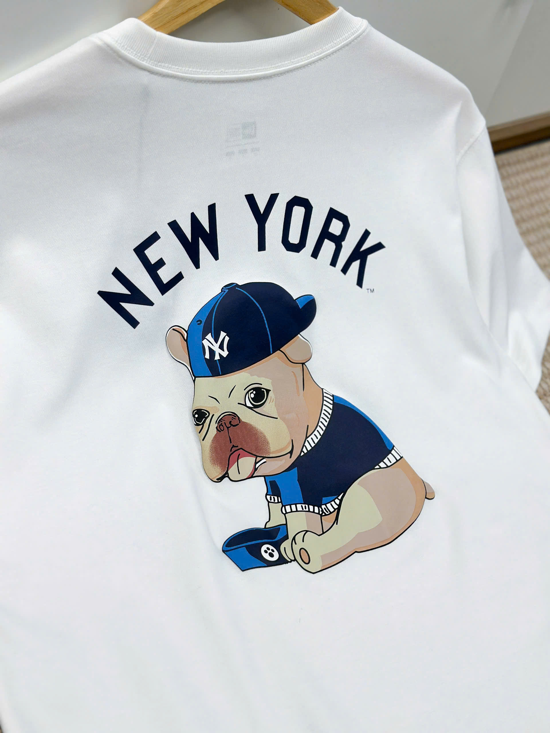 2716 - Áo New Era New NY Pull Dog New York Trắng [HÀNG CHÍNH HÃNG]