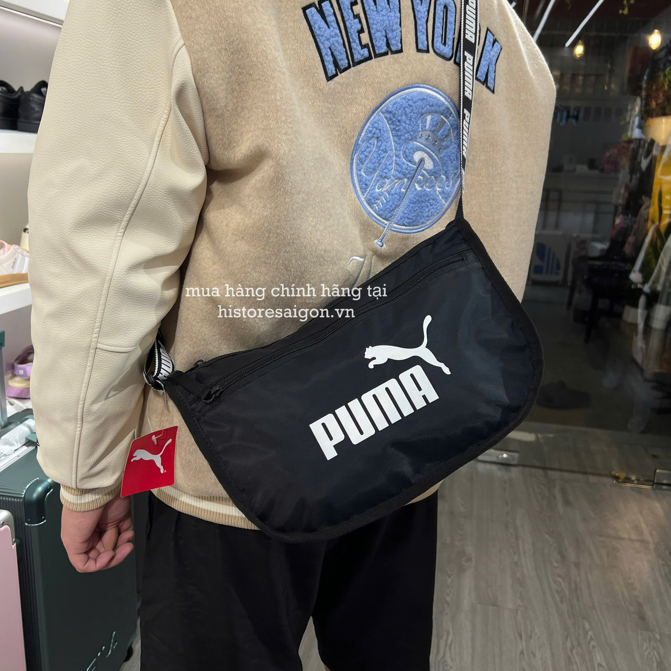 2568 - Túi Puma Base Crossbody Đen [HÀNG CHÍNH HÃNG]