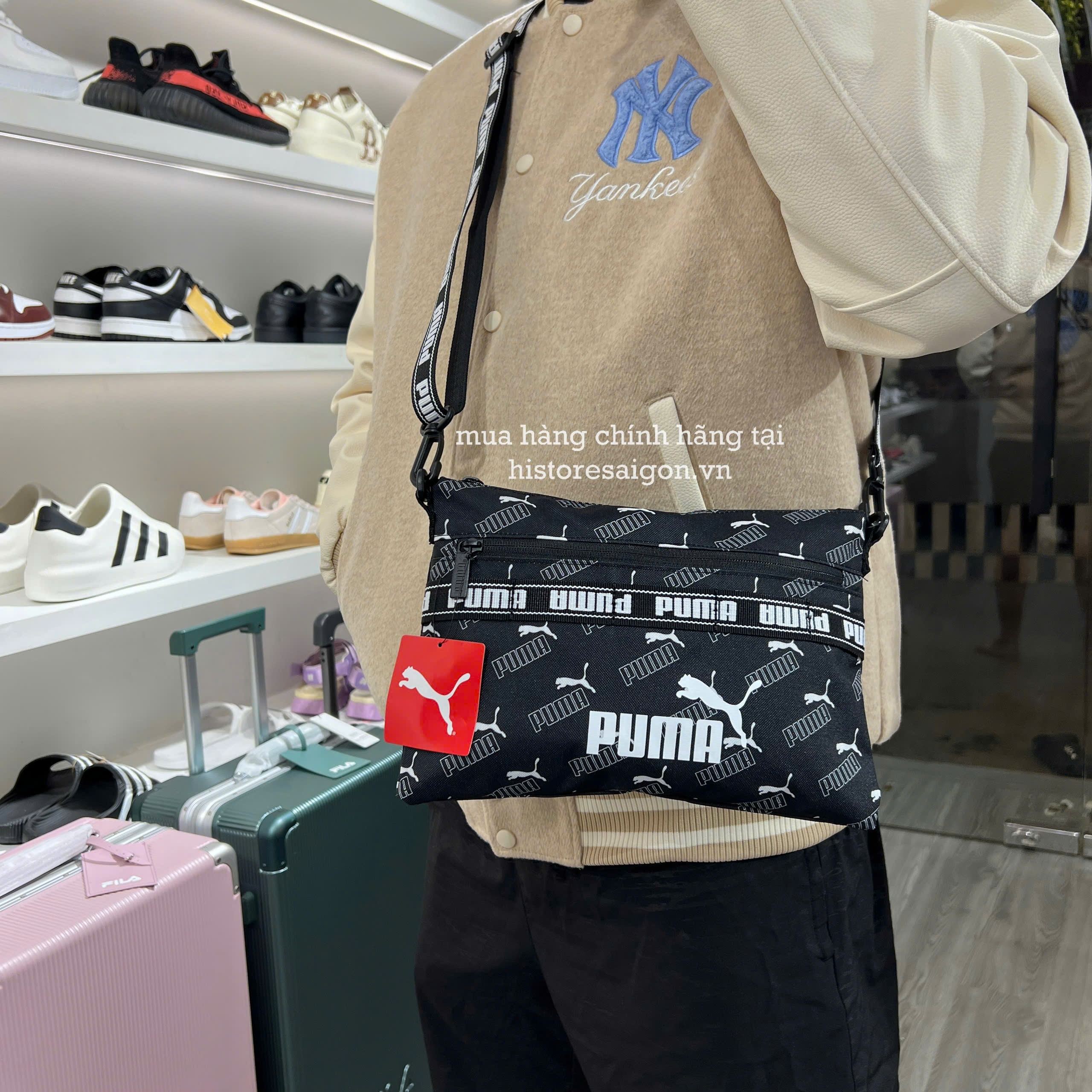 2567 - Túi Puma Mono Puma Đen [HÀNG CHÍNH HÃNG]