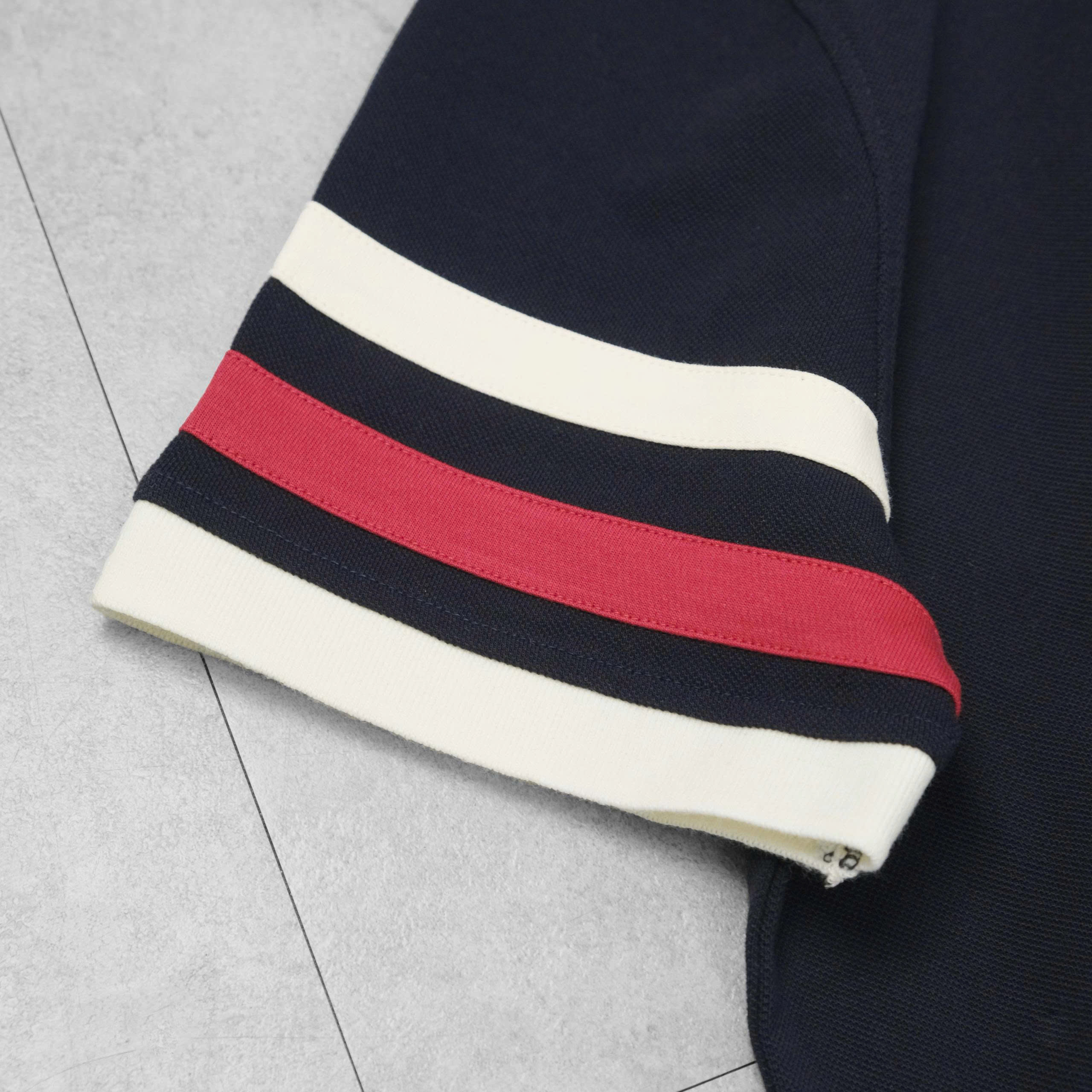 2150 - Áo Polo New Era NY 59FIFTY MLB Doughnut Xanh Navy Tay Viền [HÀNG CHÍNH HÃNG]