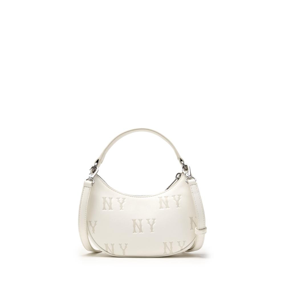 2651 - Túi MLB Classic Monogram Embo Mini Crossbody Bag NY 3ACRMM16N-50CRS [HÀNG CHÍNH HÃNG]
