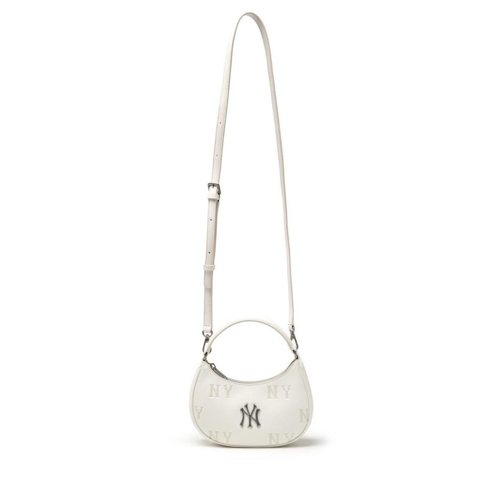 2651 - Túi MLB Classic Monogram Embo Mini Crossbody Bag NY 3ACRMM16N-50CRS [HÀNG CHÍNH HÃNG]