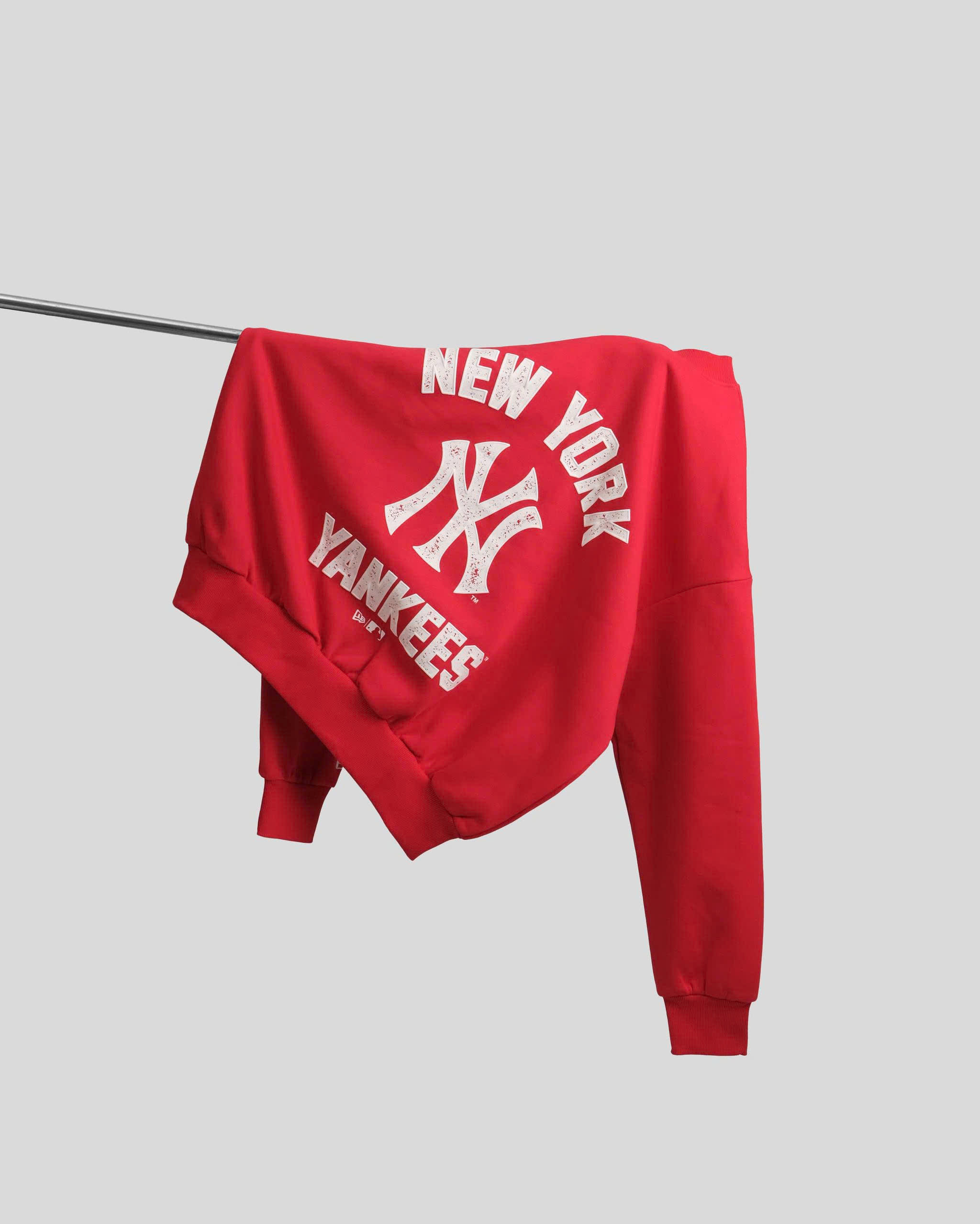 2248 - Áo Sweater New Era NY New York Yankees Basic Đỏ [HÀNG CHÍNH HÃNG]