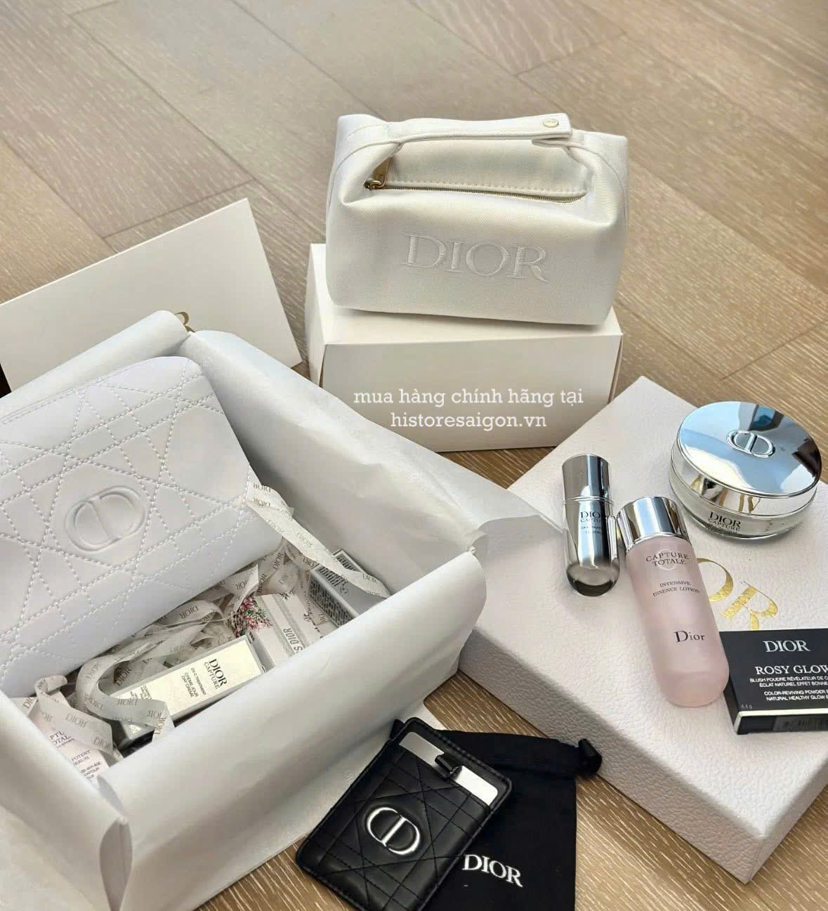 1781 - Dior Trousse Pouch - Túi Pouch Dior Gift Dior For VIP (Gift Hãng Tặng Khách VIP) [HÀNG CHÍNH HÃNG]