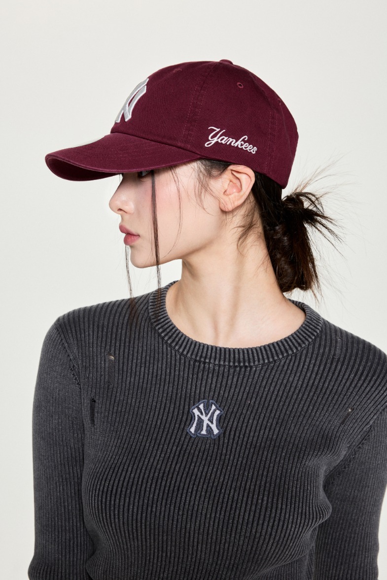 1888 - Nón MLB NY Signature Unstructured New York Yankee Wine 3ACPB245N-50WIS [HÀNG CHÍNH HÃNG]