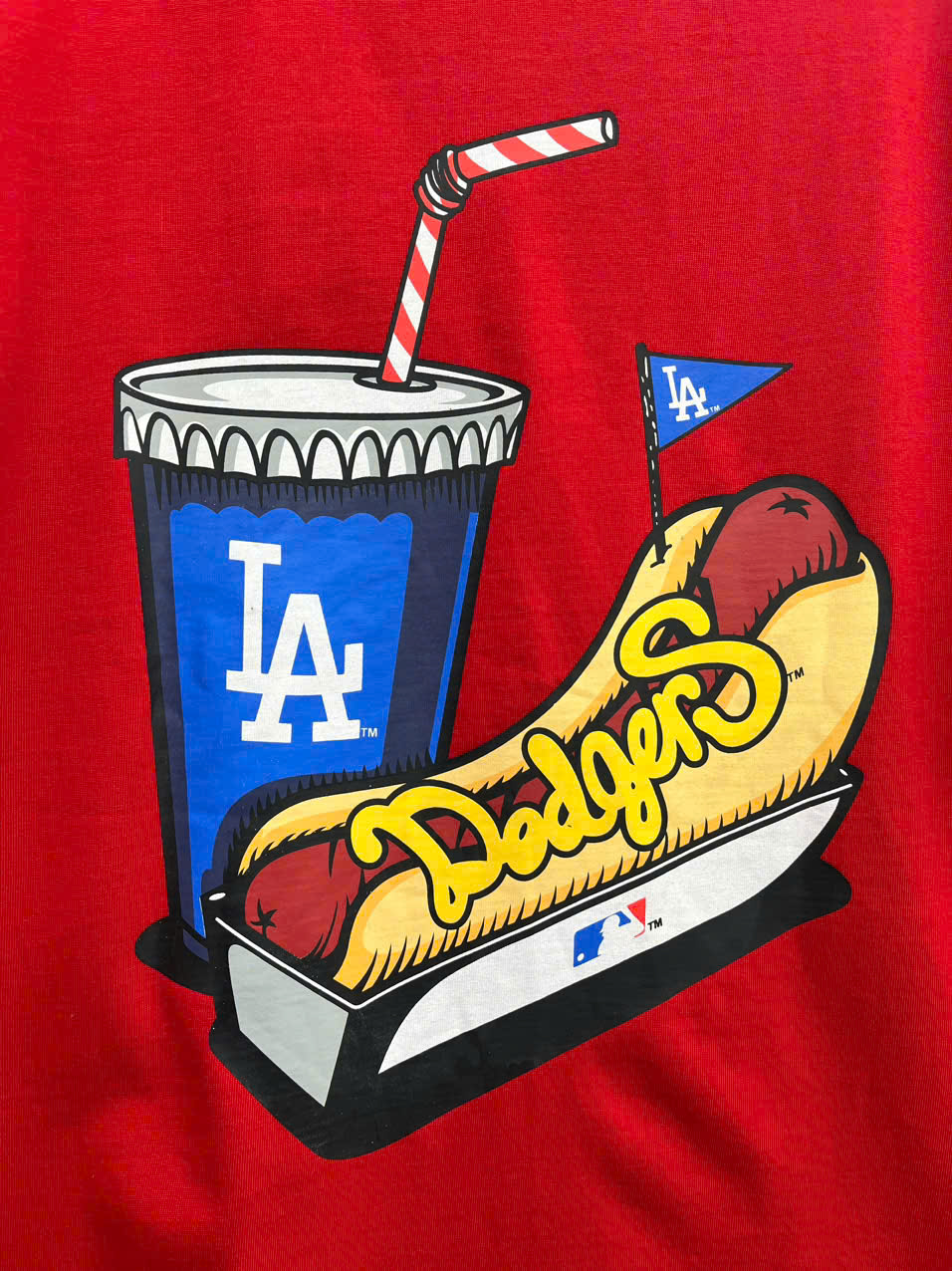 2151 - Áo New Era LA Hotdog Đỏ [HÀNG CHÍNH HÃNG]