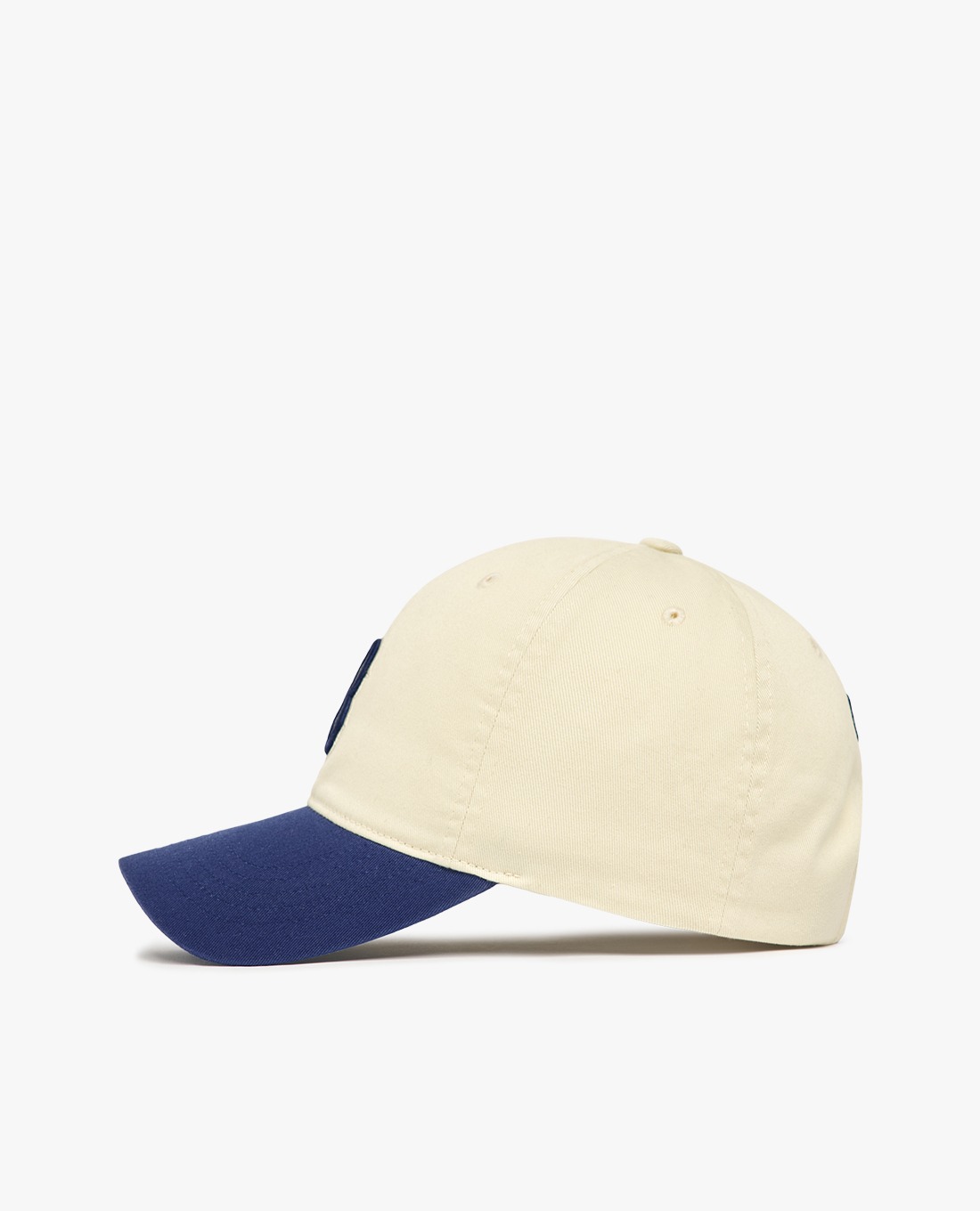 439 -  Nón MLB Unstructured Ball cap - Trắng Kem Xanh Dương - B Xanh Dương [HÀNG CHÍNH HÃNG]