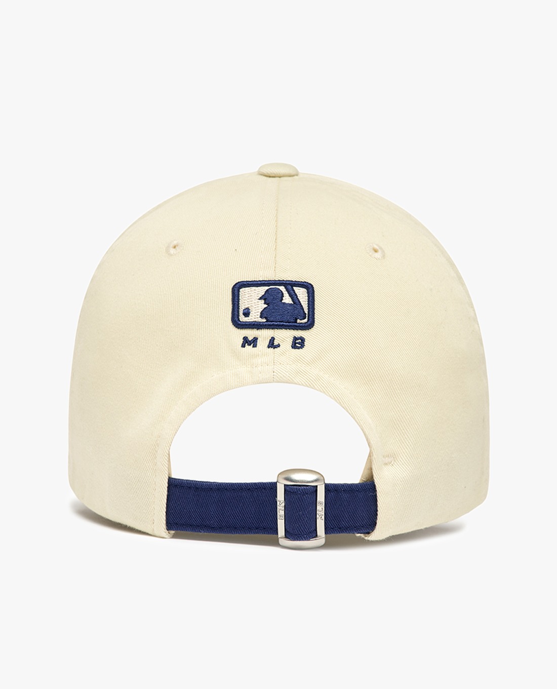 439 -  Nón MLB Unstructured Ball cap - Trắng Kem Xanh Dương - B Xanh Dương [HÀNG CHÍNH HÃNG]