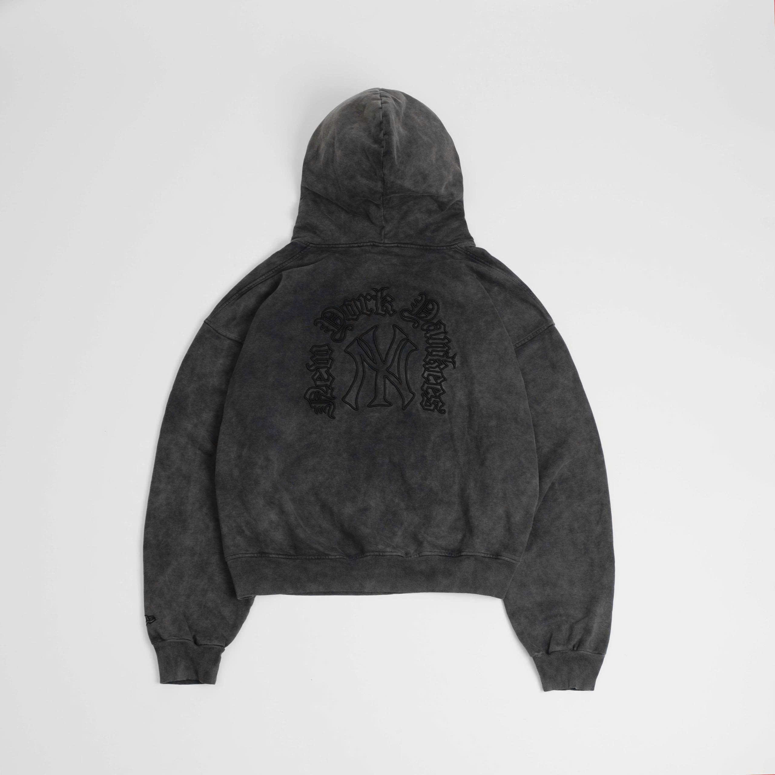 2015 - Áo Hoodie New Era NY  New York Yankess Xám Rêu [HÀNG CHÍNH HÃNG]