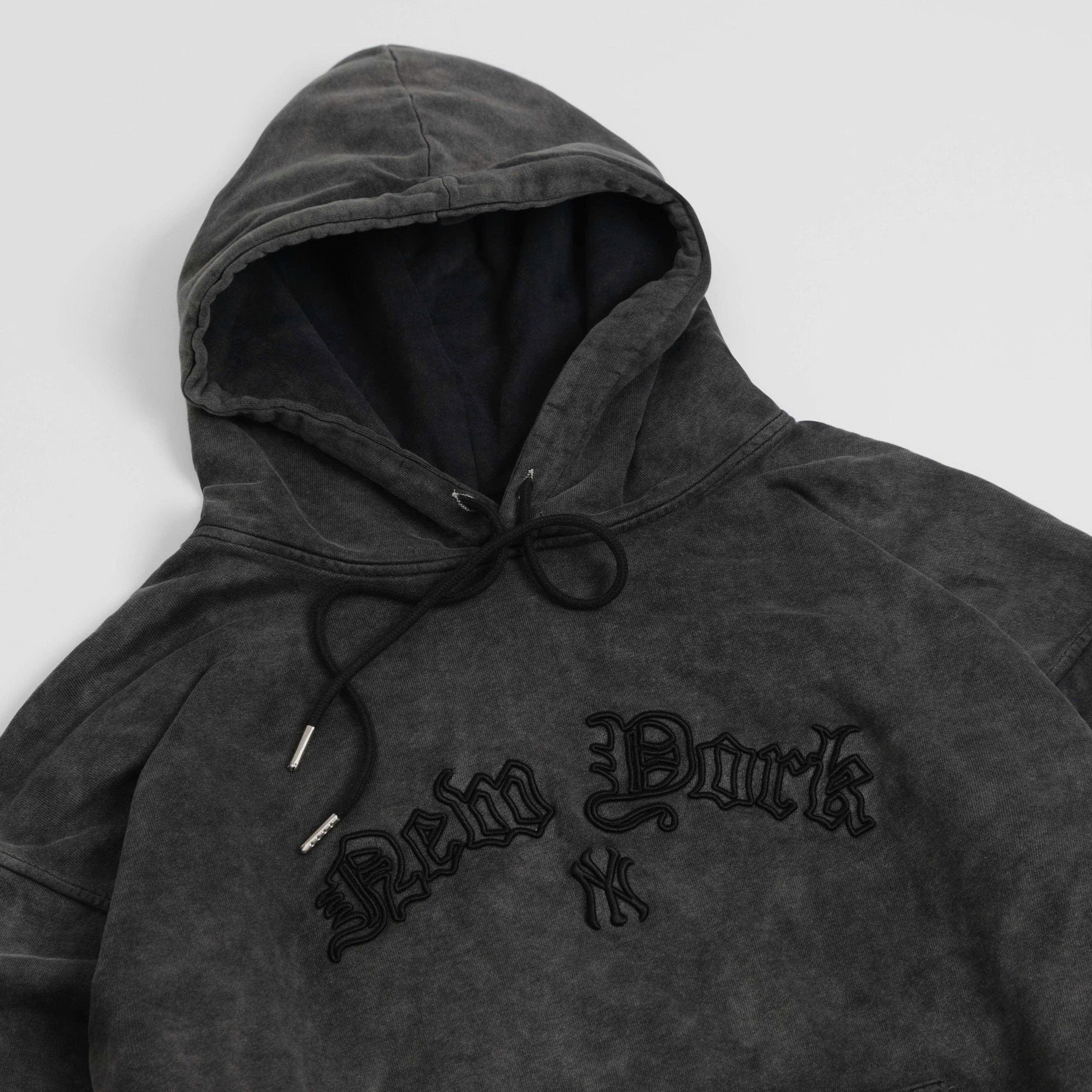 2015 - Áo Hoodie New Era NY  New York Yankess Xám Rêu [HÀNG CHÍNH HÃNG]