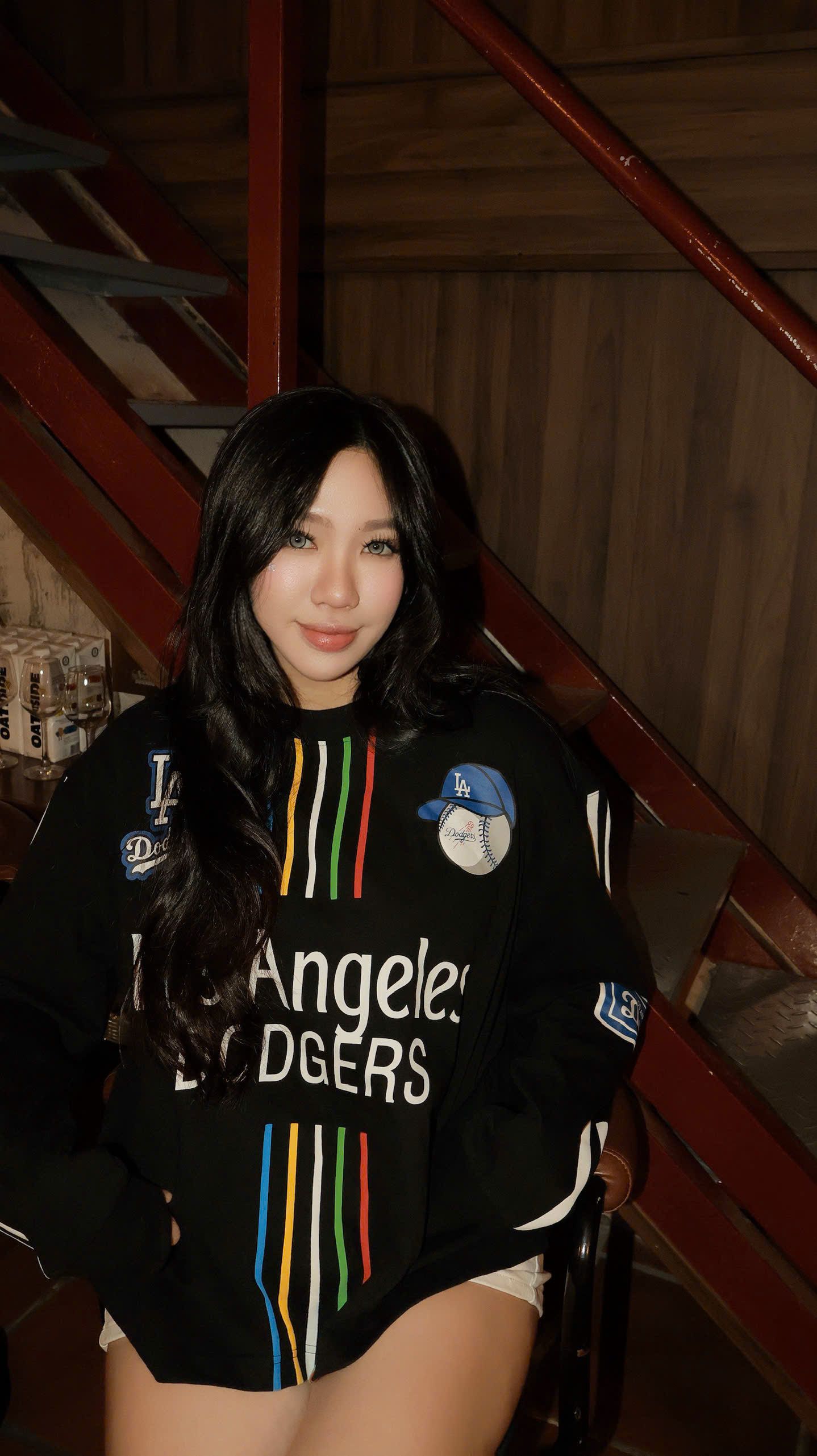 2246 - Áo Sweater New Era Los Angeles Baseball MLB Đen [HÀNG CHÍNH HÃNG]