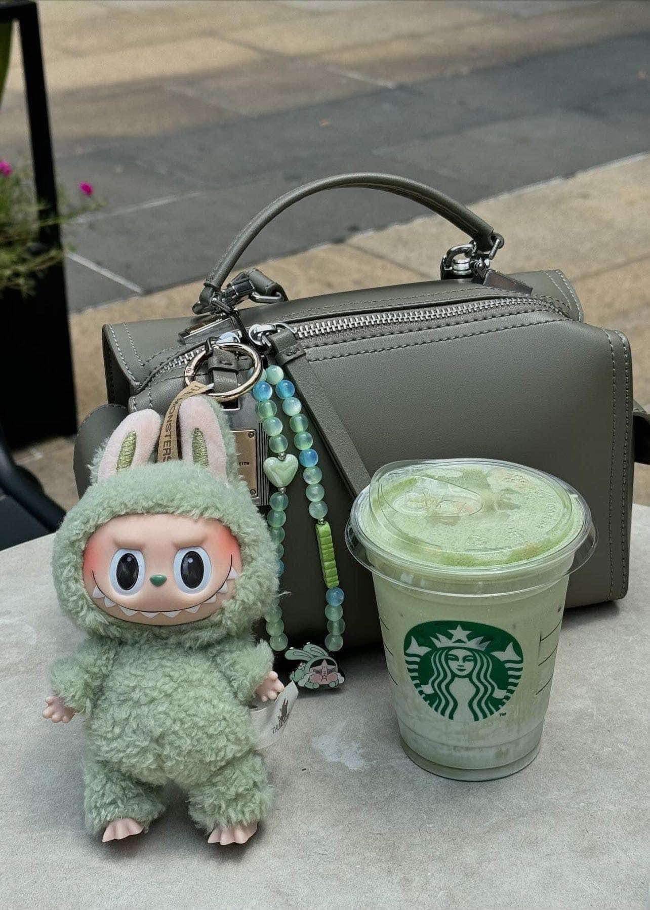 1094 - Labubu Green Grape Xanh Lá Size bé 17cm - Gấu Bông Art Toy [HÀNG CHÍNH HÃNG]  Pop Mart