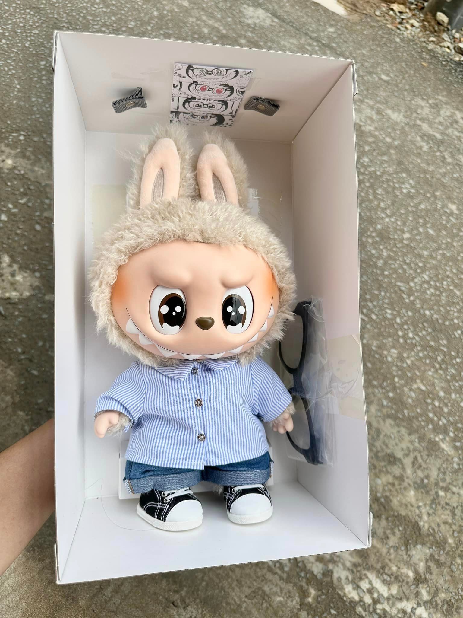 1123 -  Labubu Flip With Me V2 - Size 40cm  - Gấu Bông Art Toy [HÀNG CHÍNH HÃNG]  POP MART