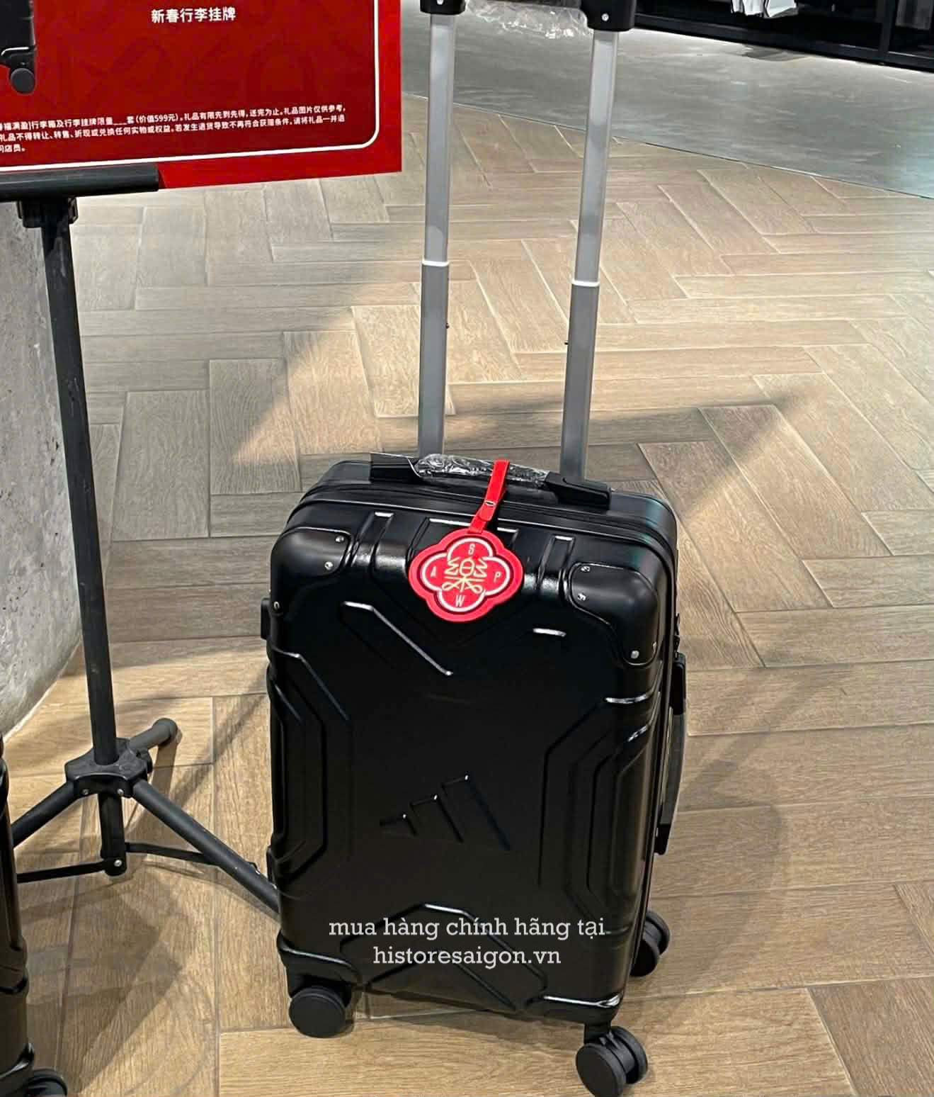 2589 - Vali Adidas Xách Tay Aircraft 2026 Đen [CHÍNH HÃNG]