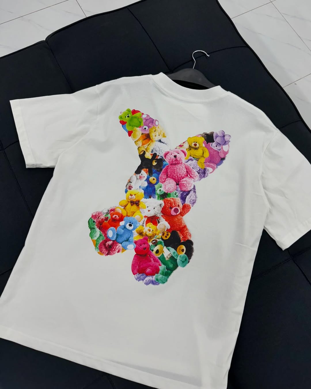 2200 - Áo ADLV Bear Doll Fuzzy Rabbit Trắng Acmé de la vie ADLV-24SS-SSABDF-WHT [HÀNG CHÍNH HÃNG]