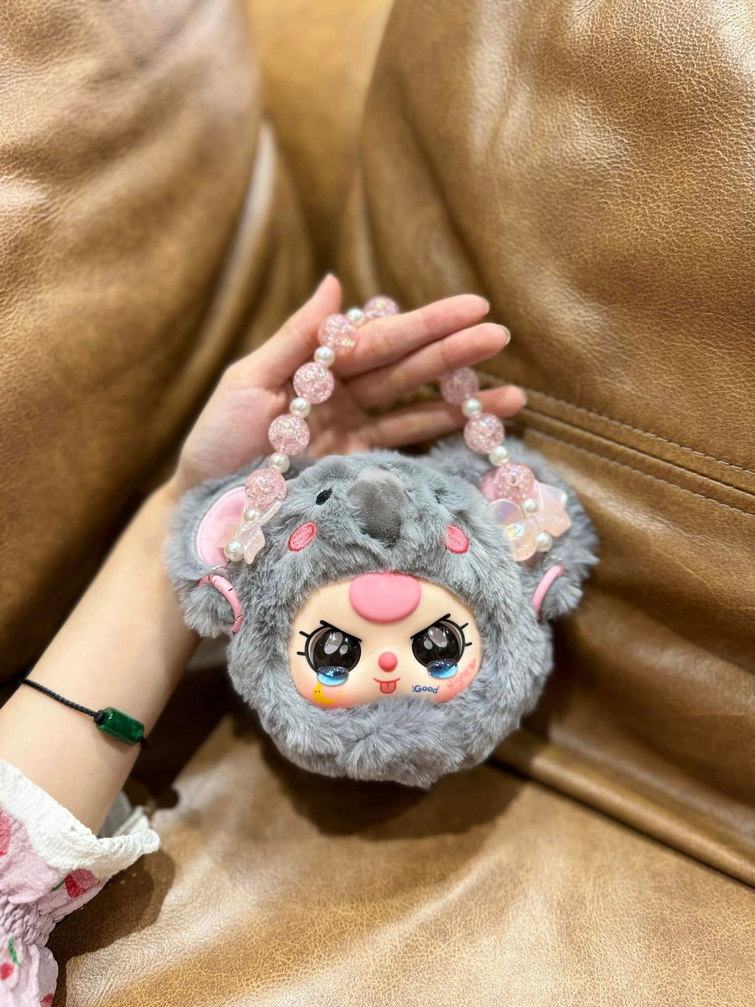 1129  - Baby Three Zipper Set 8 bé - Baby Three V3 Animal Party Big Cute Plush Series Art Toy [CHÍNH HÃNG]