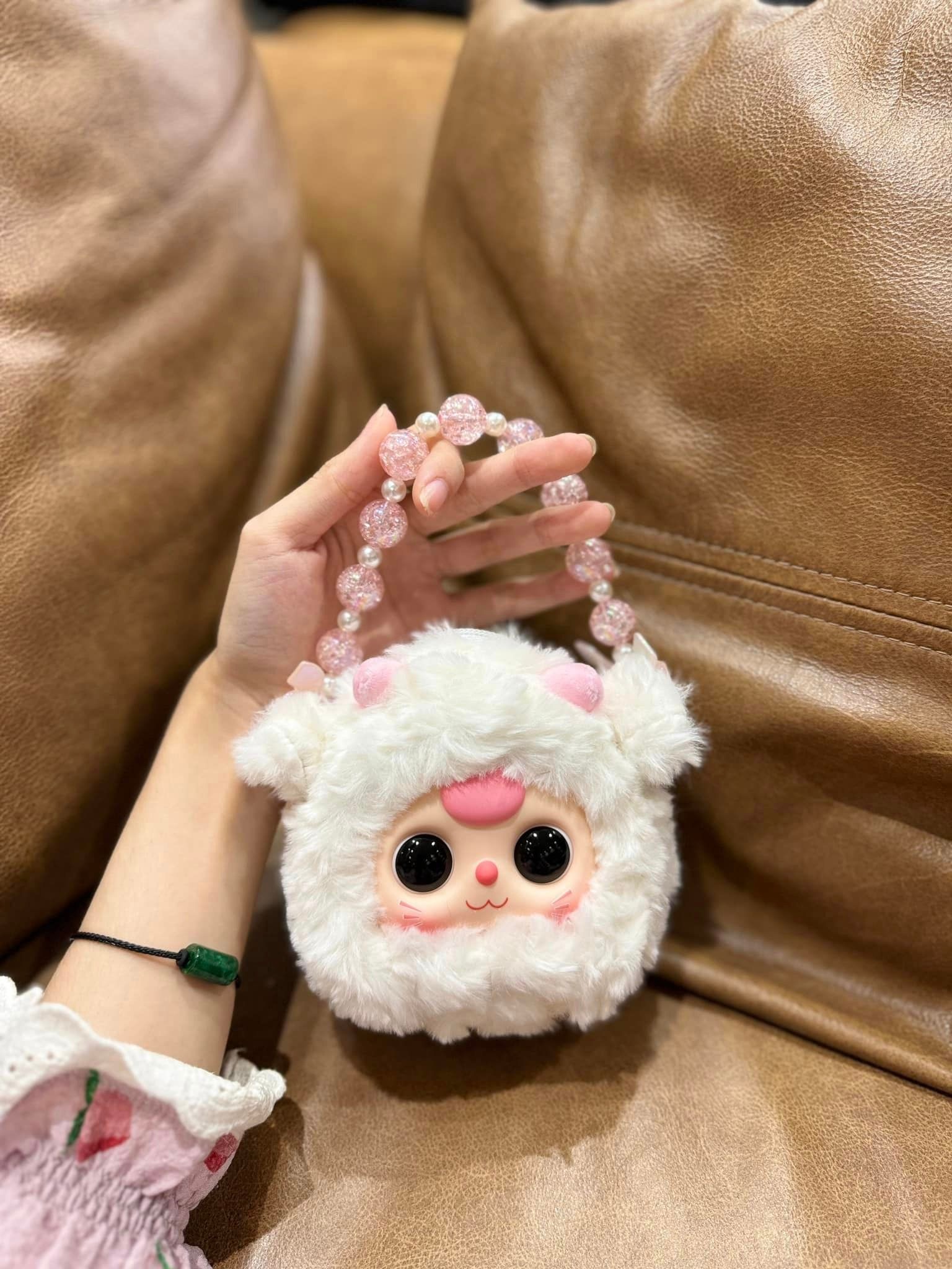 1129  - Baby Three Zipper Set 8 bé - Baby Three V3 Animal Party Big Cute Plush Series Art Toy [CHÍNH HÃNG]