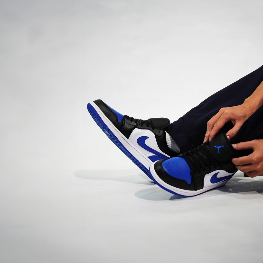 857 -  Giày Nike Air Jordan 1 Low Royal Blue Toe 553558 140 [HÀNG CHÍNH HÃNG]