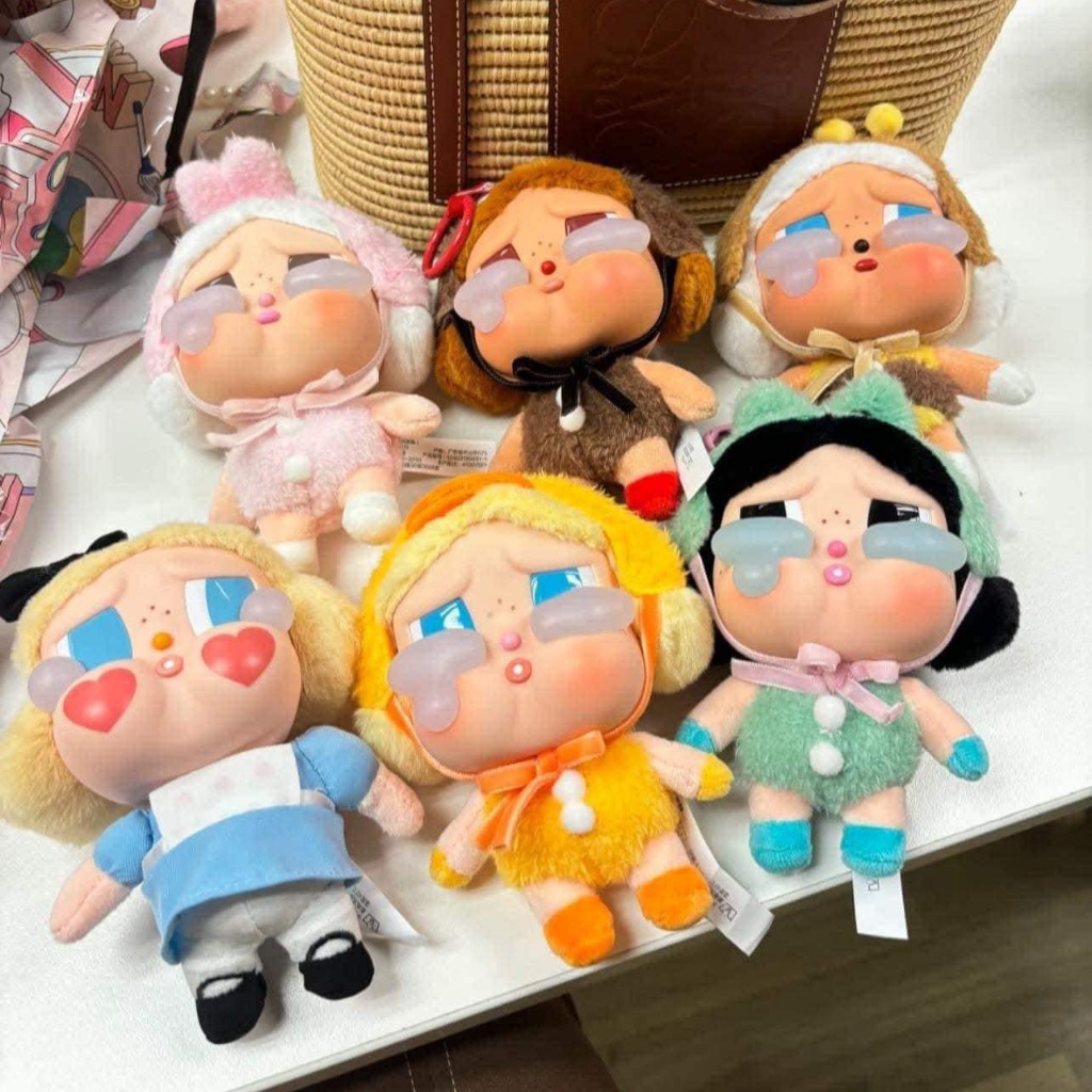 1169  - Crybaby Crying Again Set 6 Box - Mô Hình Gấu Bông Art Toy POP MART CRYBABY Crying Again Series-Vinyl Face Plush [HÀNG CHÍNH HÃNG]