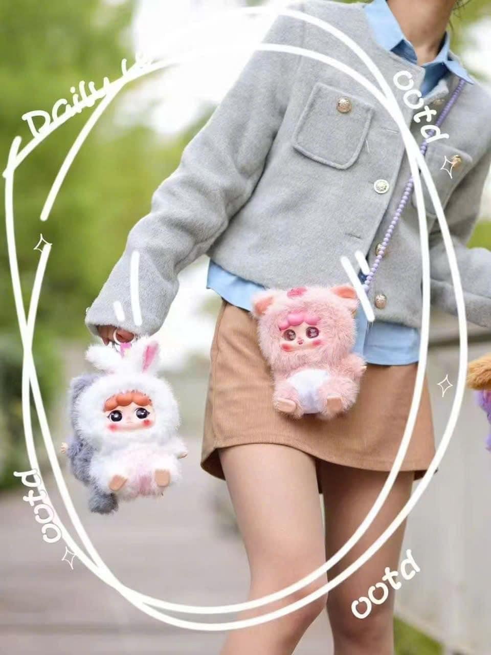 1181 - Baby Three Migo Forest Park Migo Rừng Blindbox - Hộp 1 Bé - Baby Three Animal Party Big Cute Plush Series Art Toy [CHÍNH HÃNG]