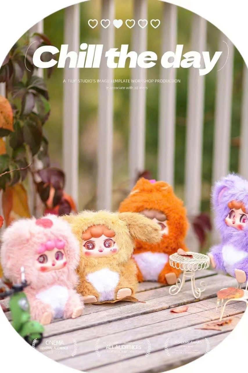 1181 - Baby Three Migo Forest Park Migo Rừng Blindbox - Hộp 1 Bé - Baby Three Animal Party Big Cute Plush Series Art Toy [CHÍNH HÃNG]