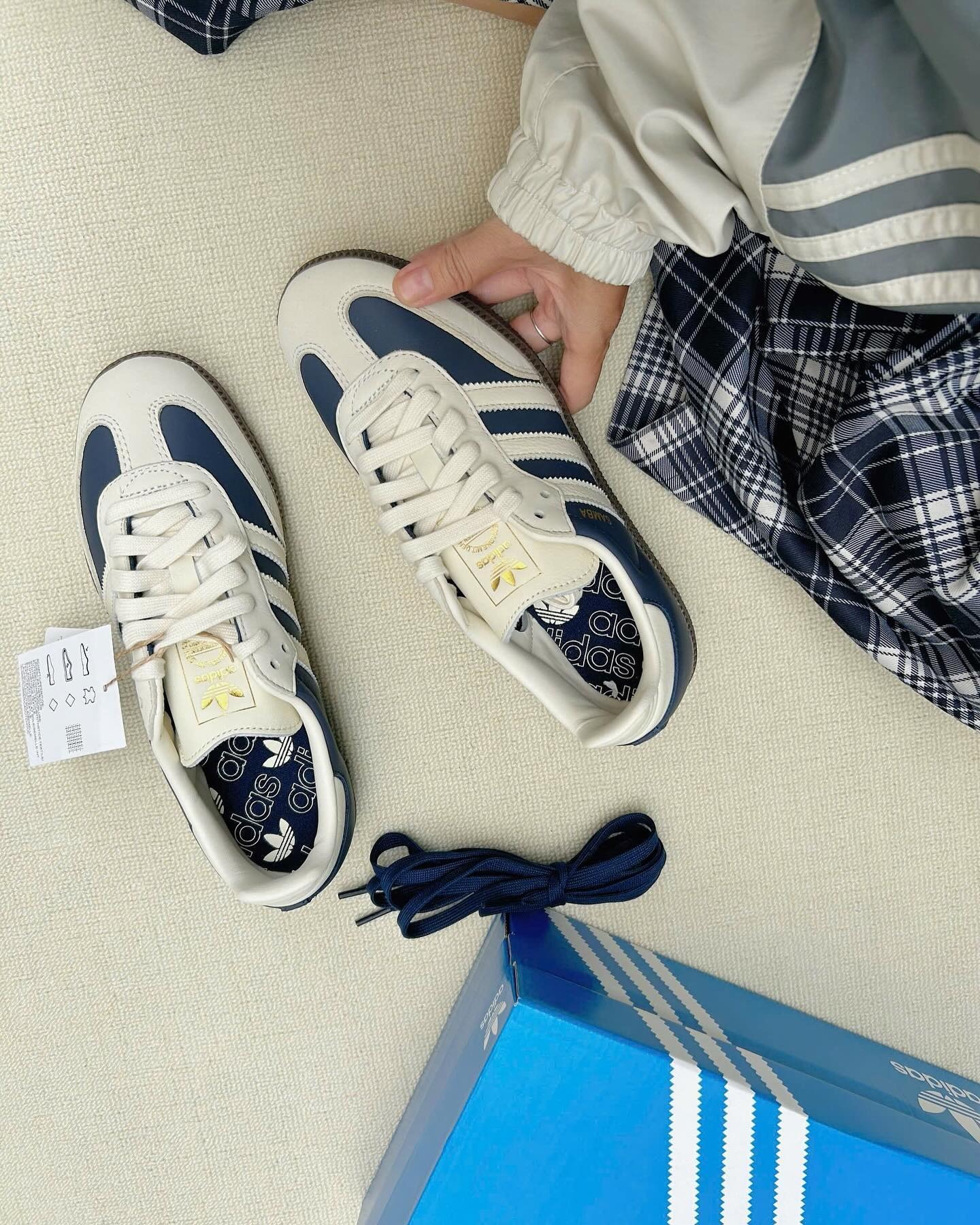 1361 - Giày Adidas Originals Samba OG Night Indigo Cream IG1968 [CHÍNH HÃNG]