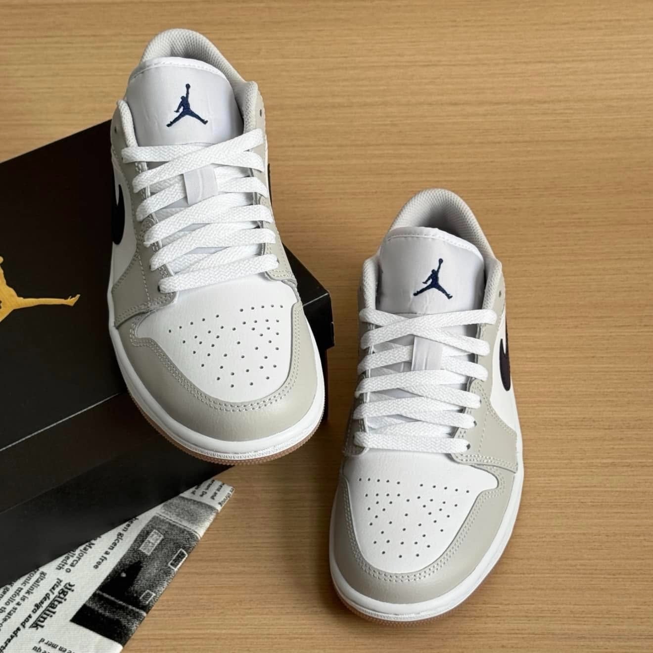 1798 - Giày Nike Air Jordan 1 Low Georgetown 553558-146 / 553560-146 [HÀNG CHÍNH HÃNG]