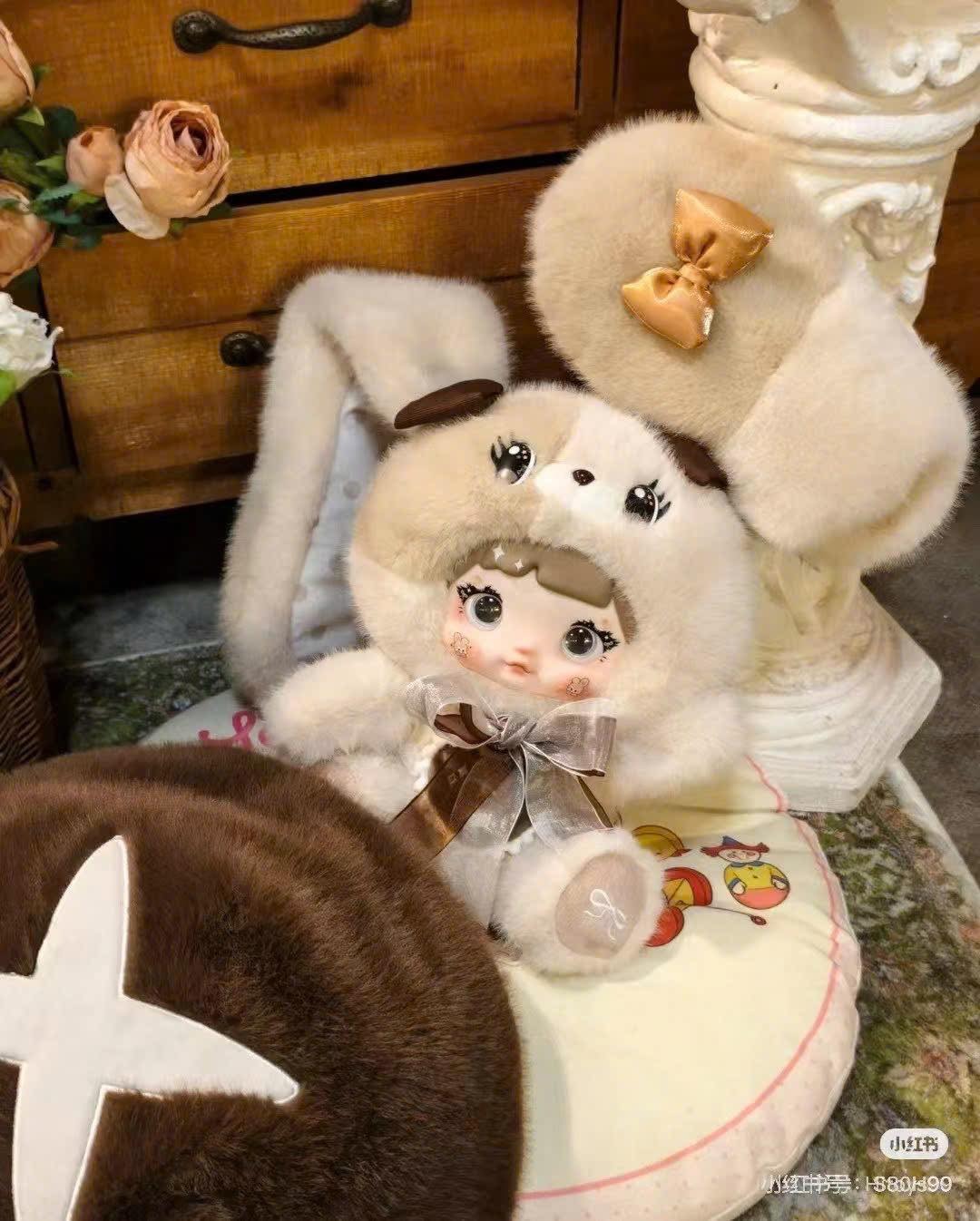 1425 - Nommi 400 V2 - 1 Blind Box Ngẫu Nhiên - Baby Three Nommi Mushroom Hat 400% Plush Series Art Toy [CHÍNH HÃNG]