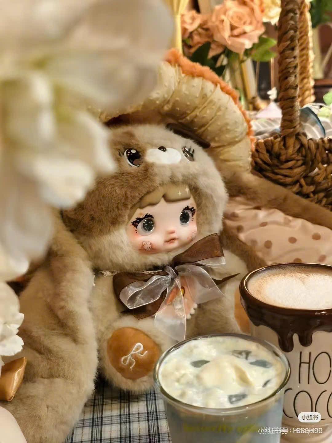 1425 - Nommi 400 V2 - 1 Blind Box Ngẫu Nhiên - Baby Three Nommi Mushroom Hat 400% Plush Series Art Toy [CHÍNH HÃNG]
