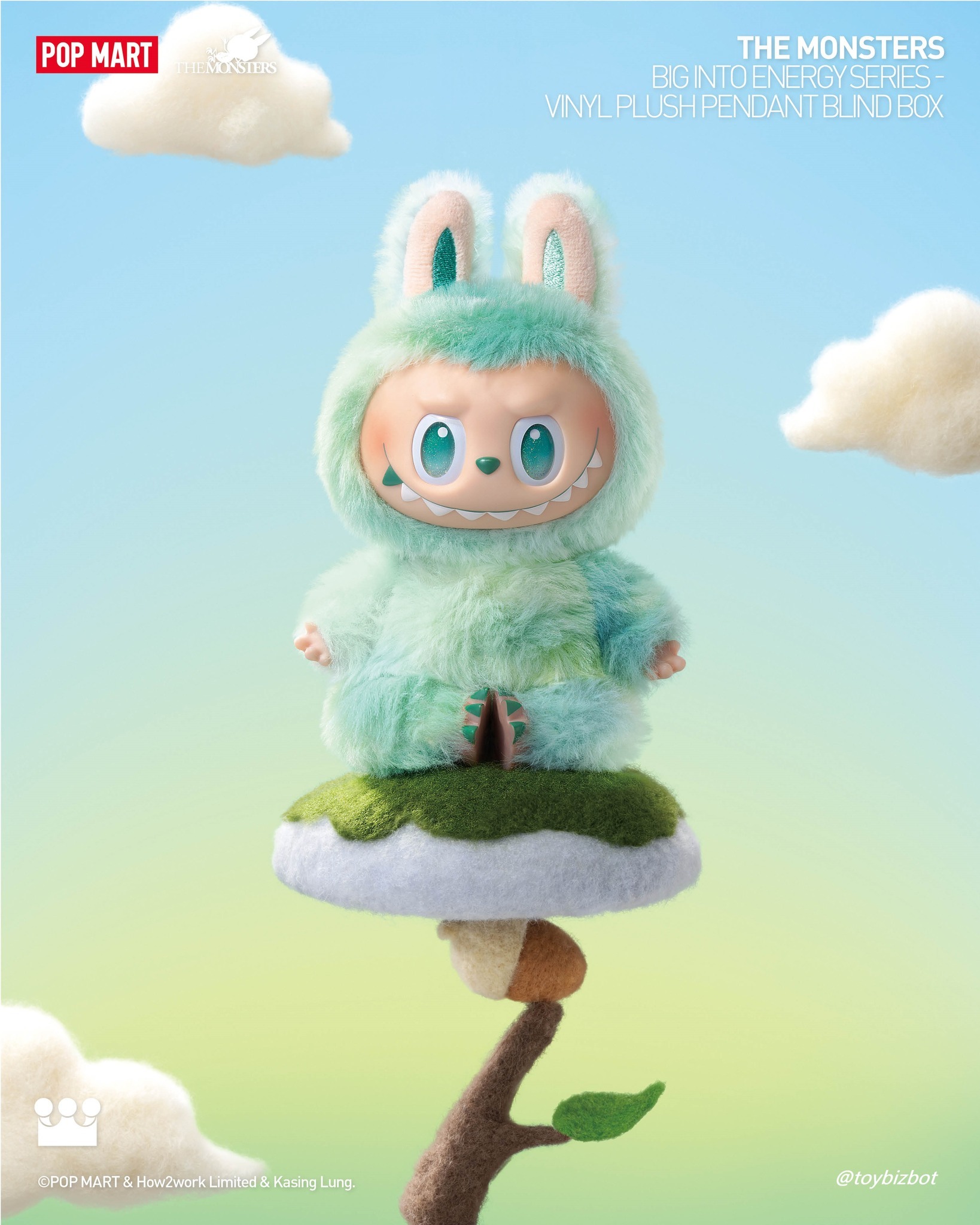 1422 - Labubu V3 Blindbox Big Into Energy POP MART The Monsters Vinyl Face BlindBox Gấu Bông Art Toy 01202810162 Hộp 1 Bé Ngẫu Nhiên [HÀNG CHÍNH HÃNG]